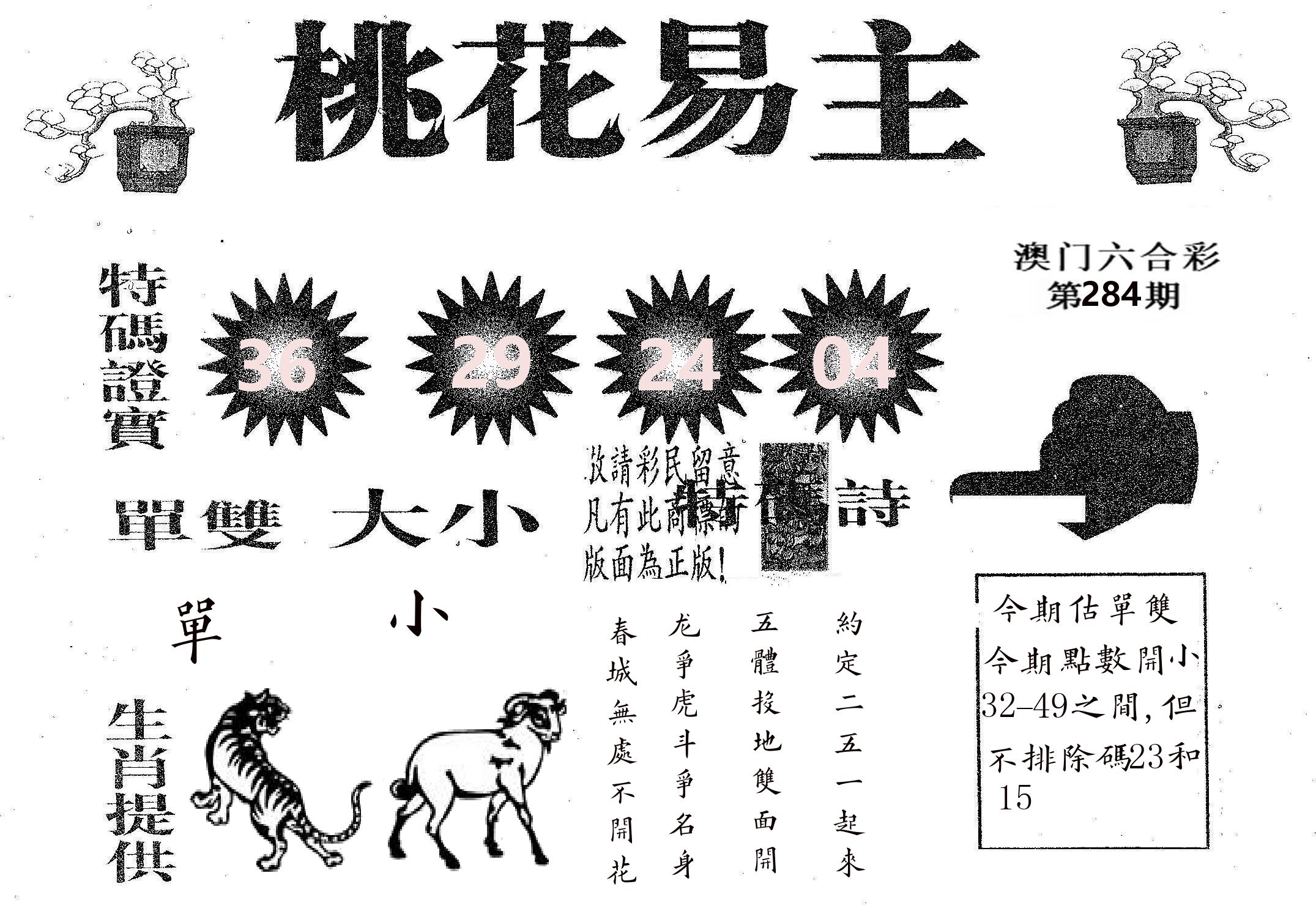 桃花易主 第284期