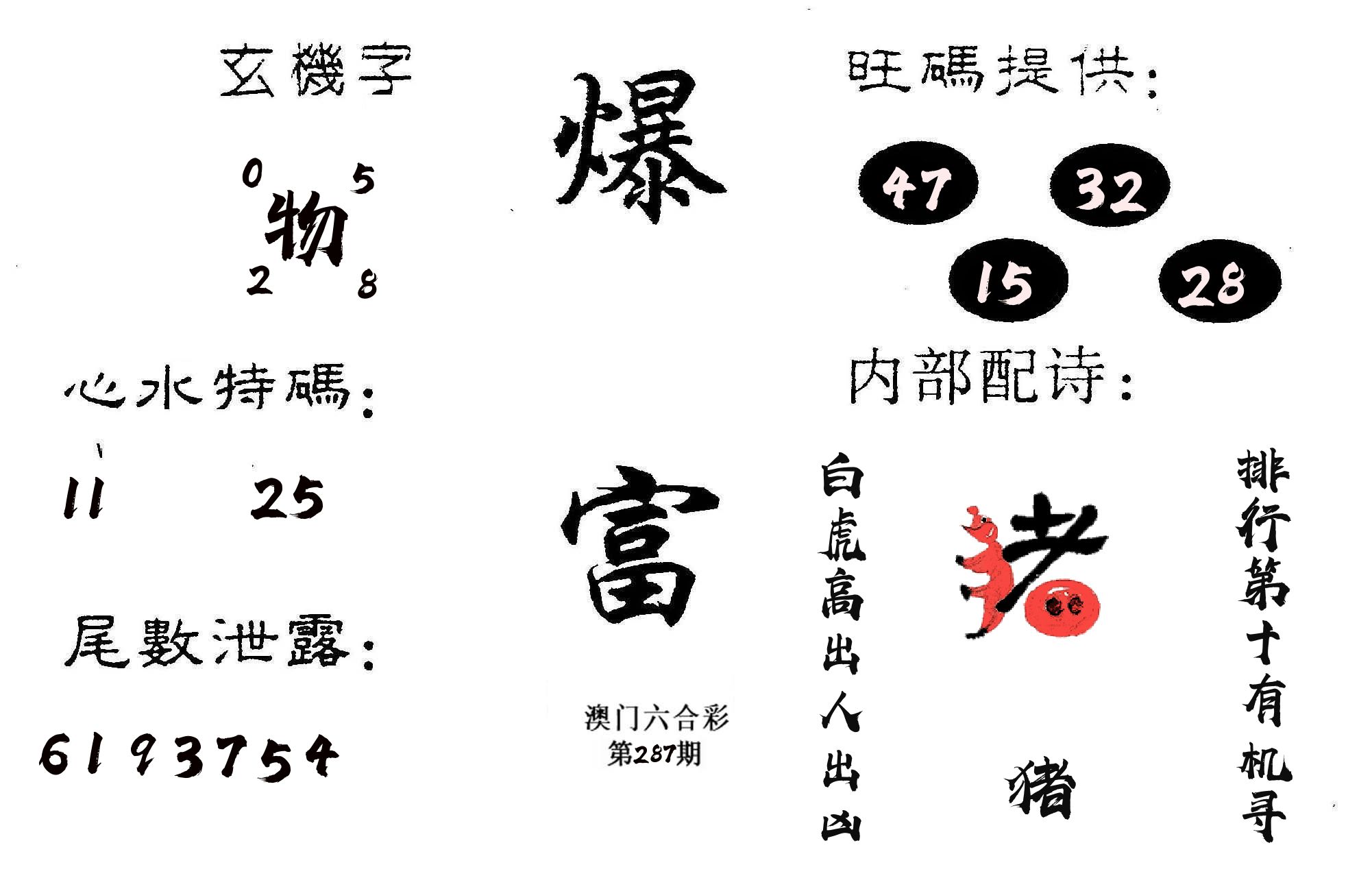爆富 第287期