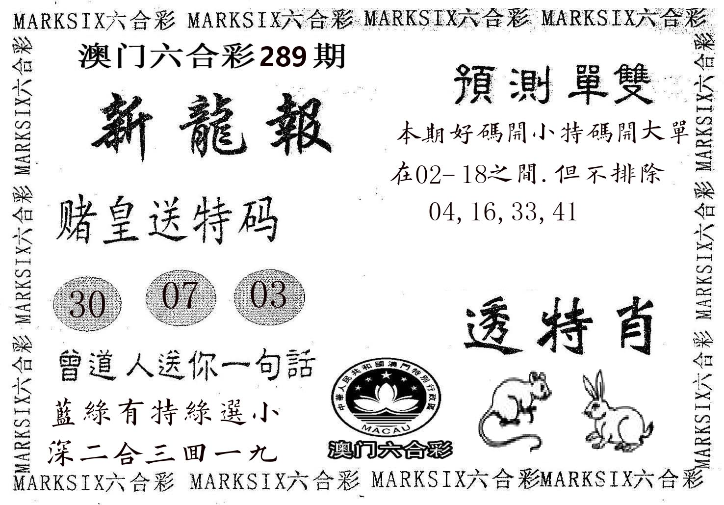 新龙报 第289期