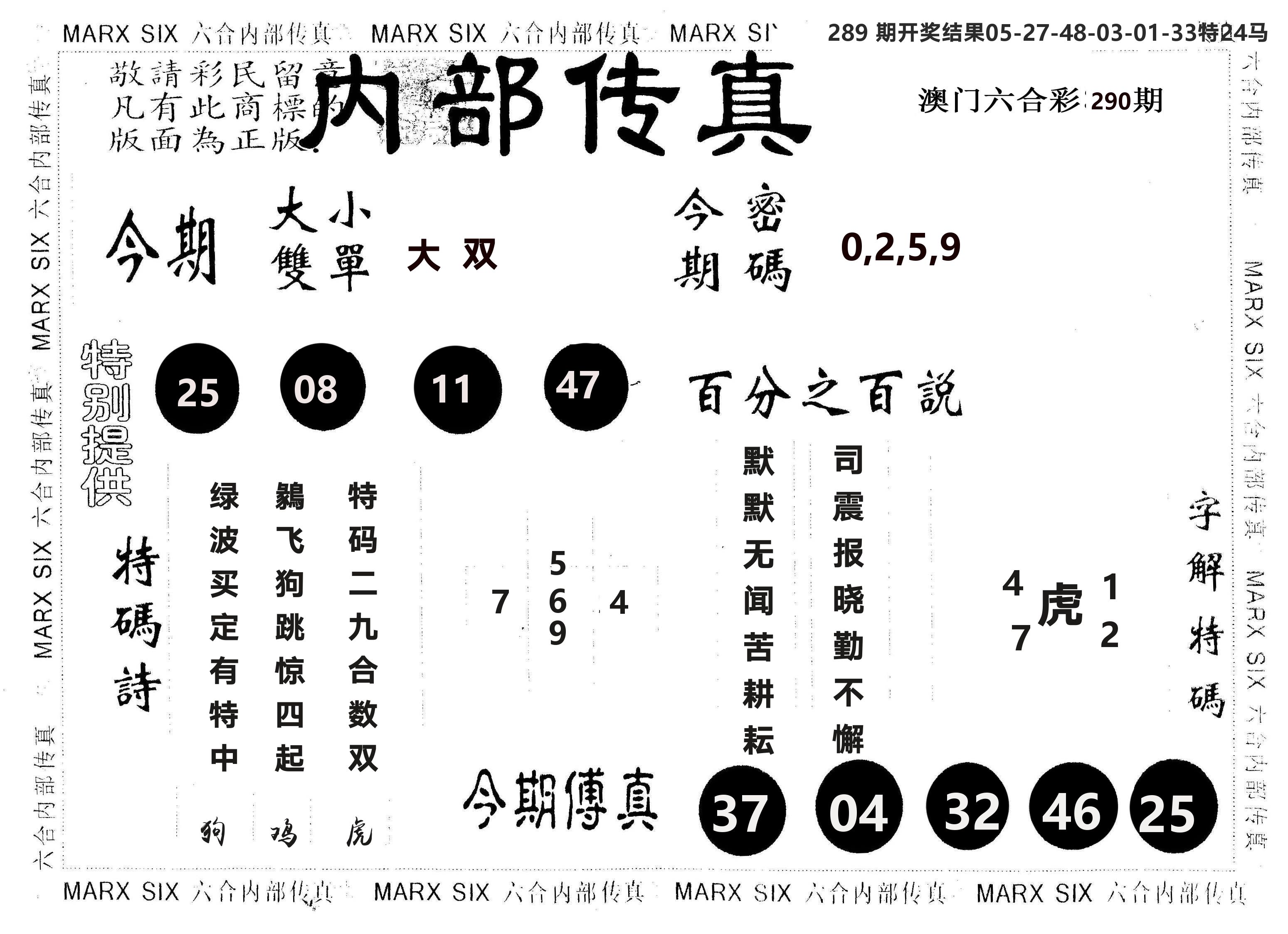 另版内部传真 第290期
