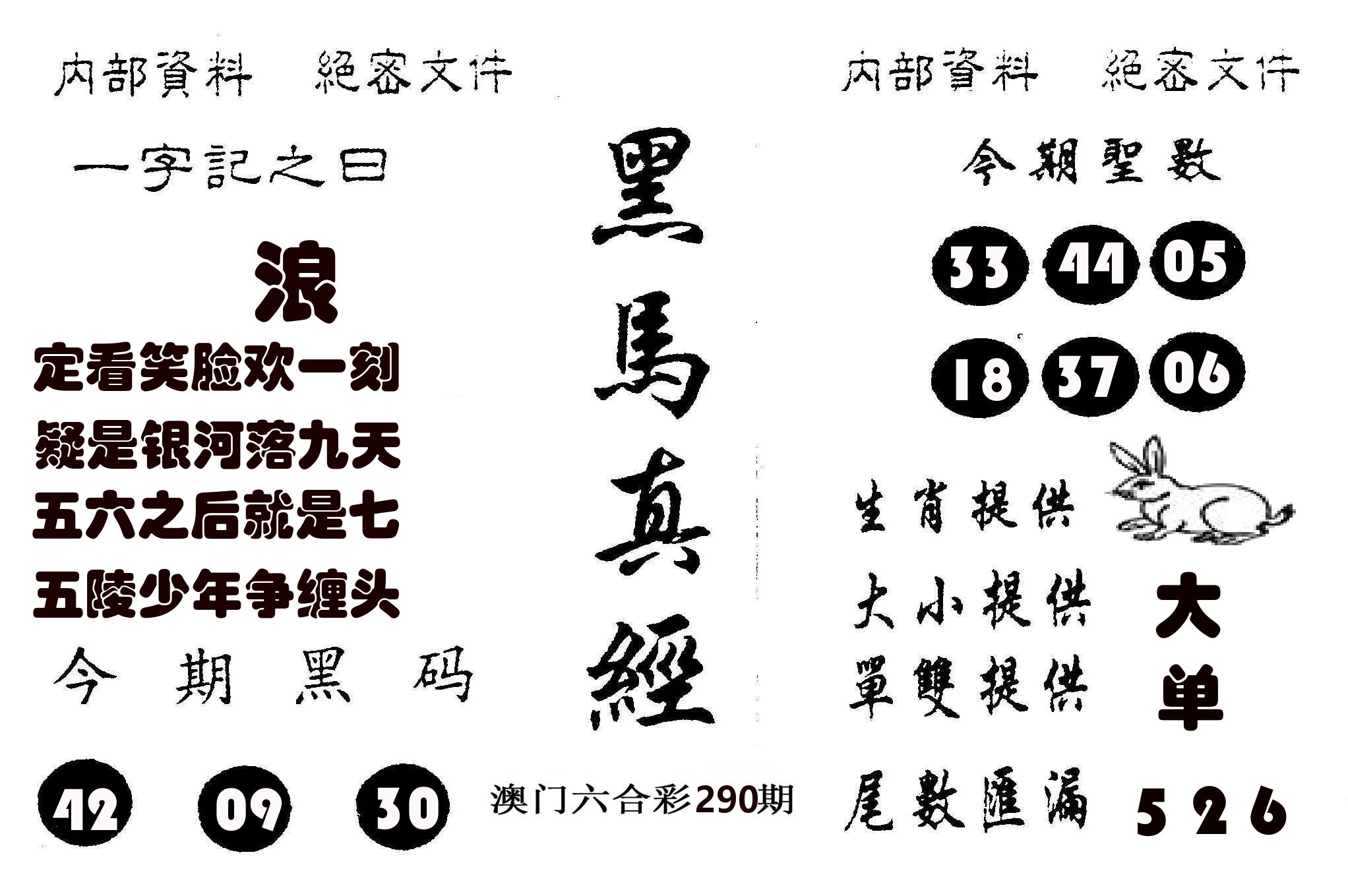 黑马真经 第290期