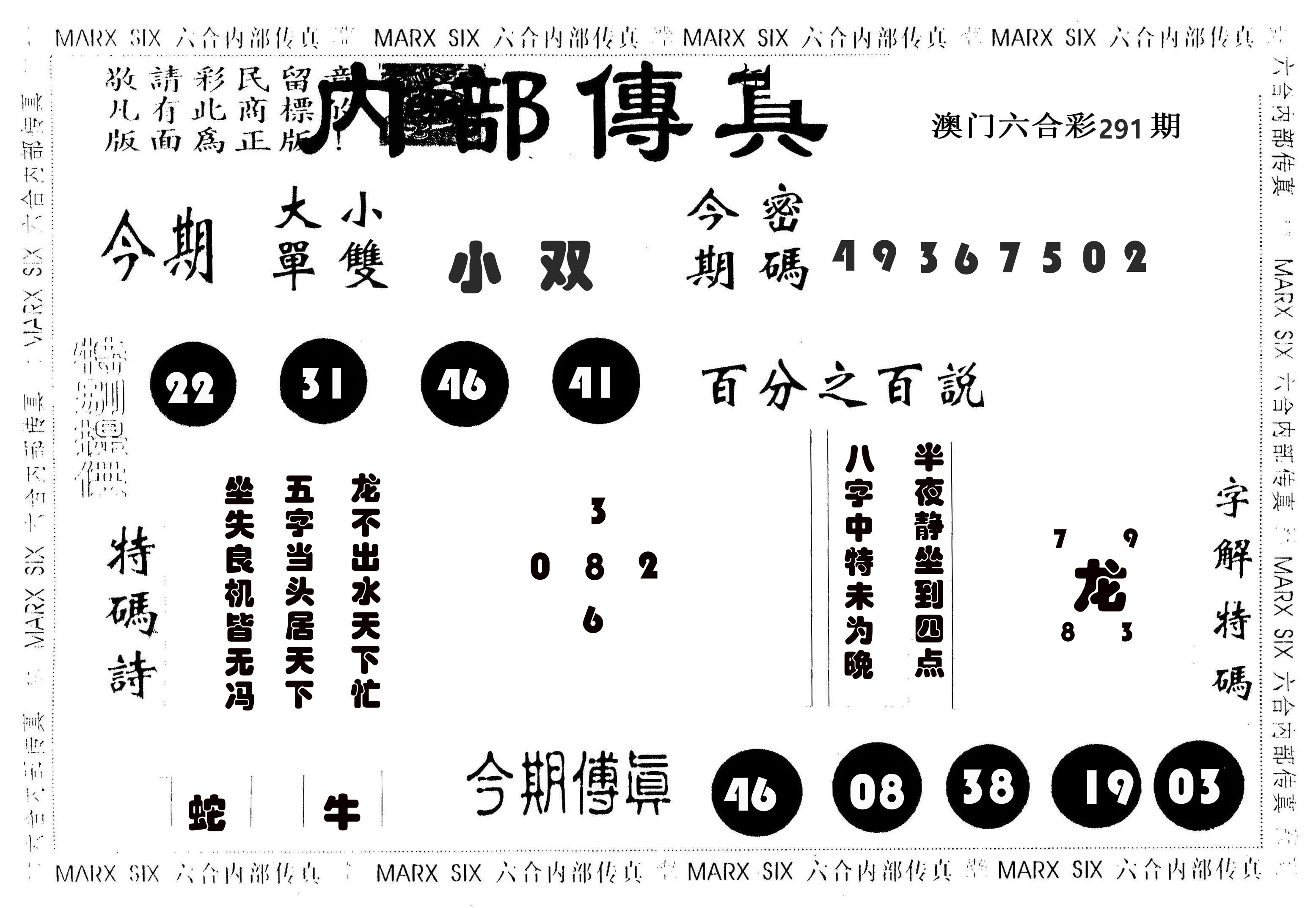内部传真 第291期