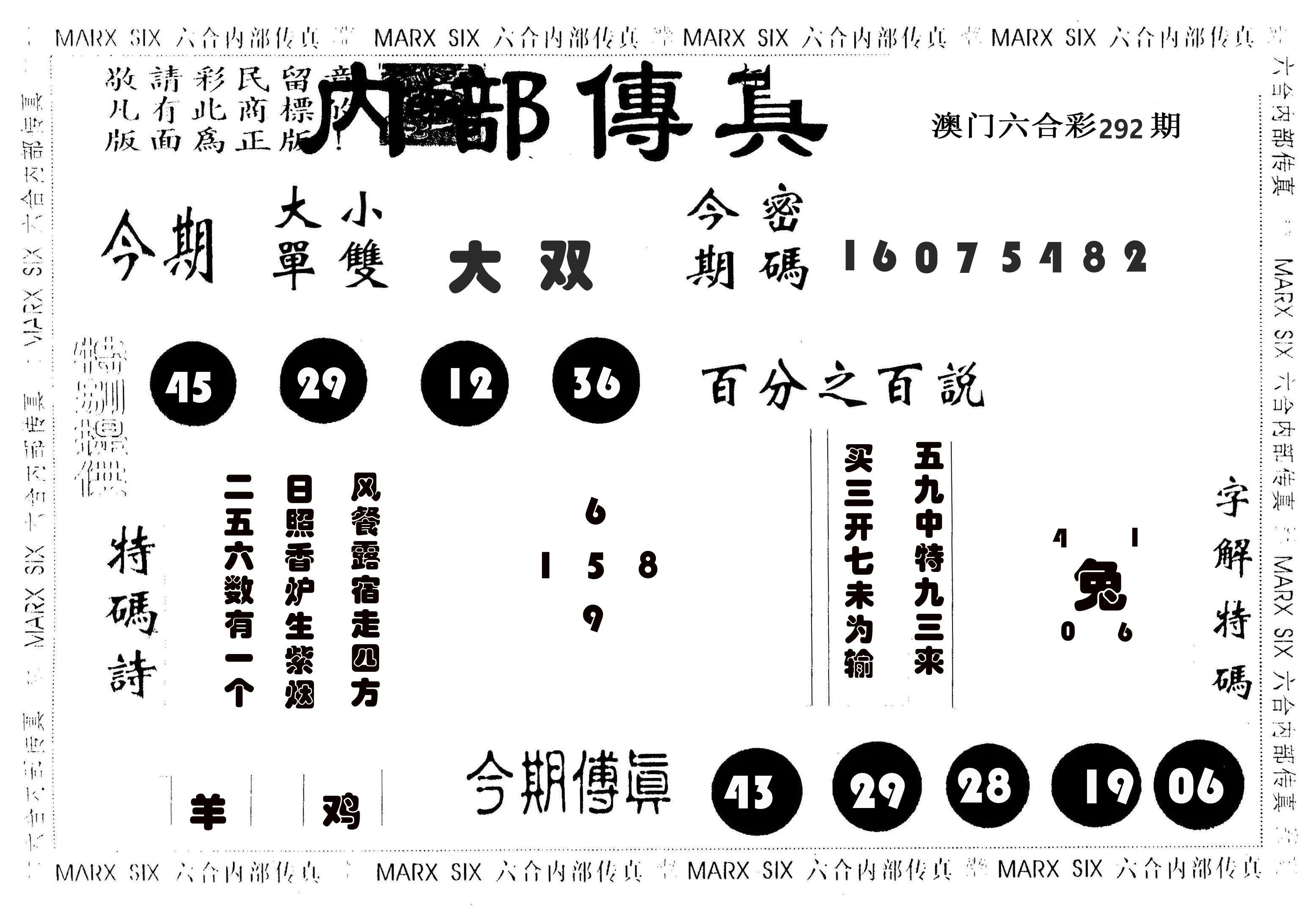 内部传真 第292期