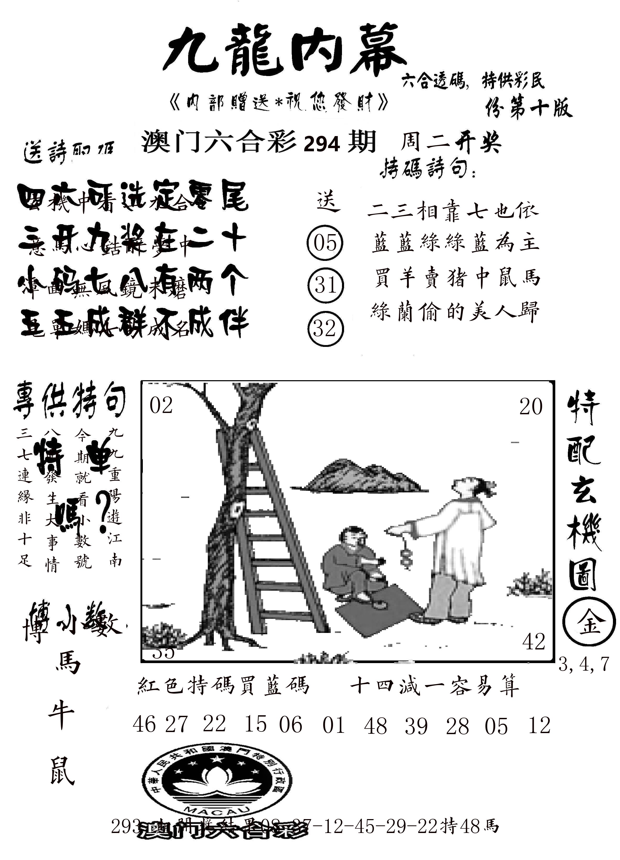 澳门传真2 第294期