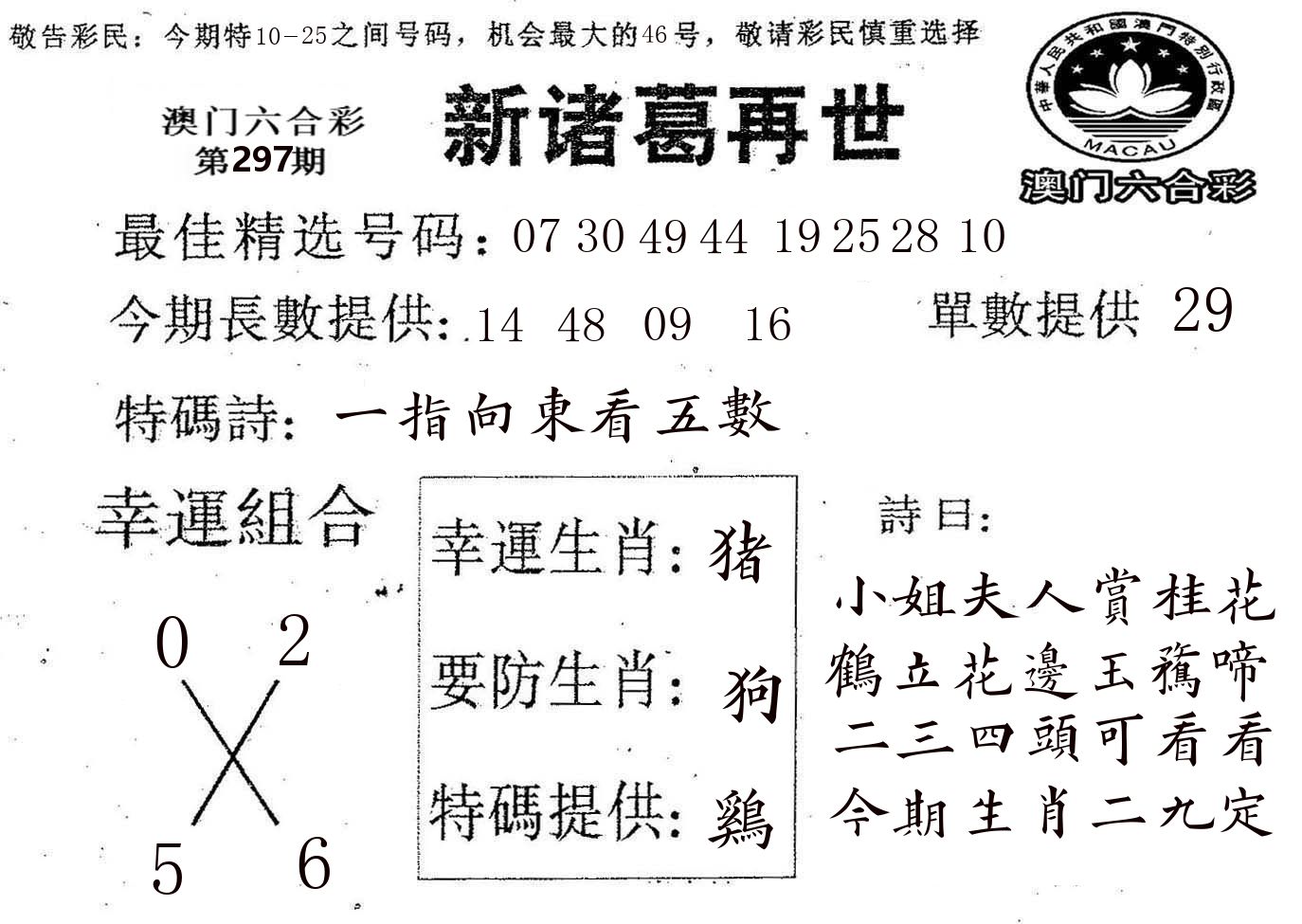新诸葛 第297期
