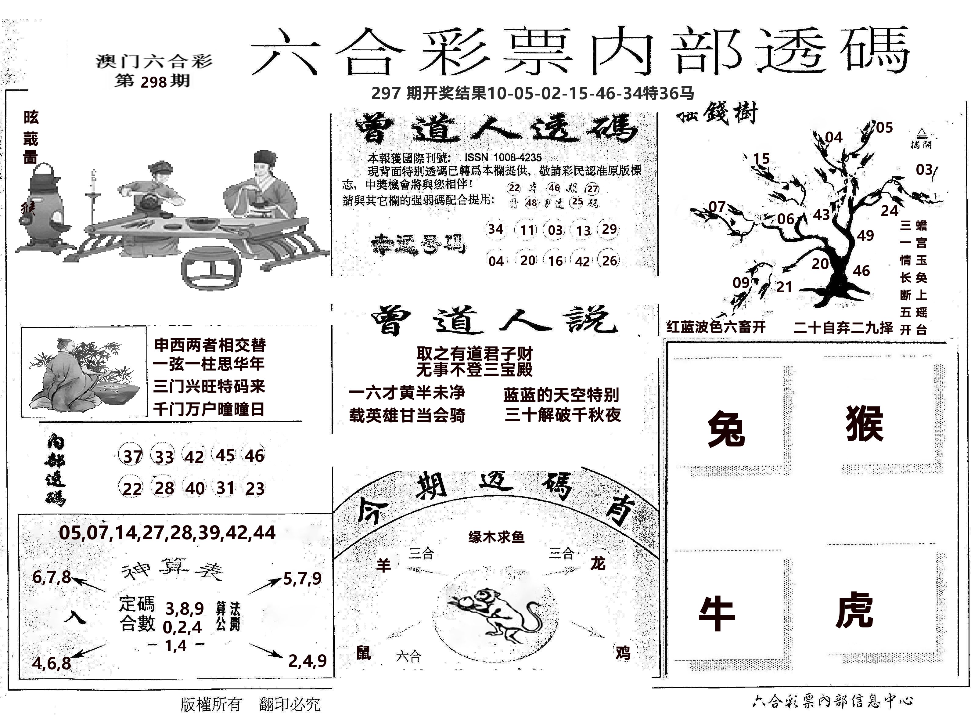 内部透码(信封) 第298期