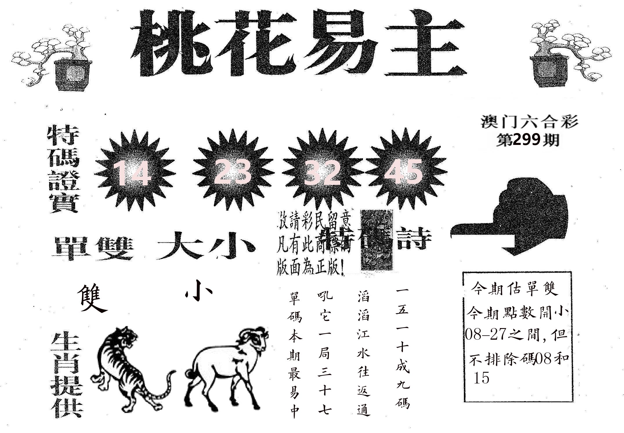 桃花易主 第299期