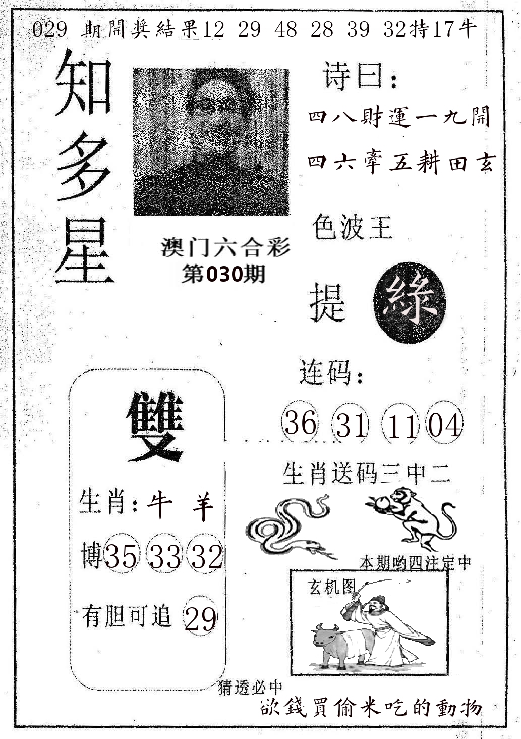知多星 第30期
