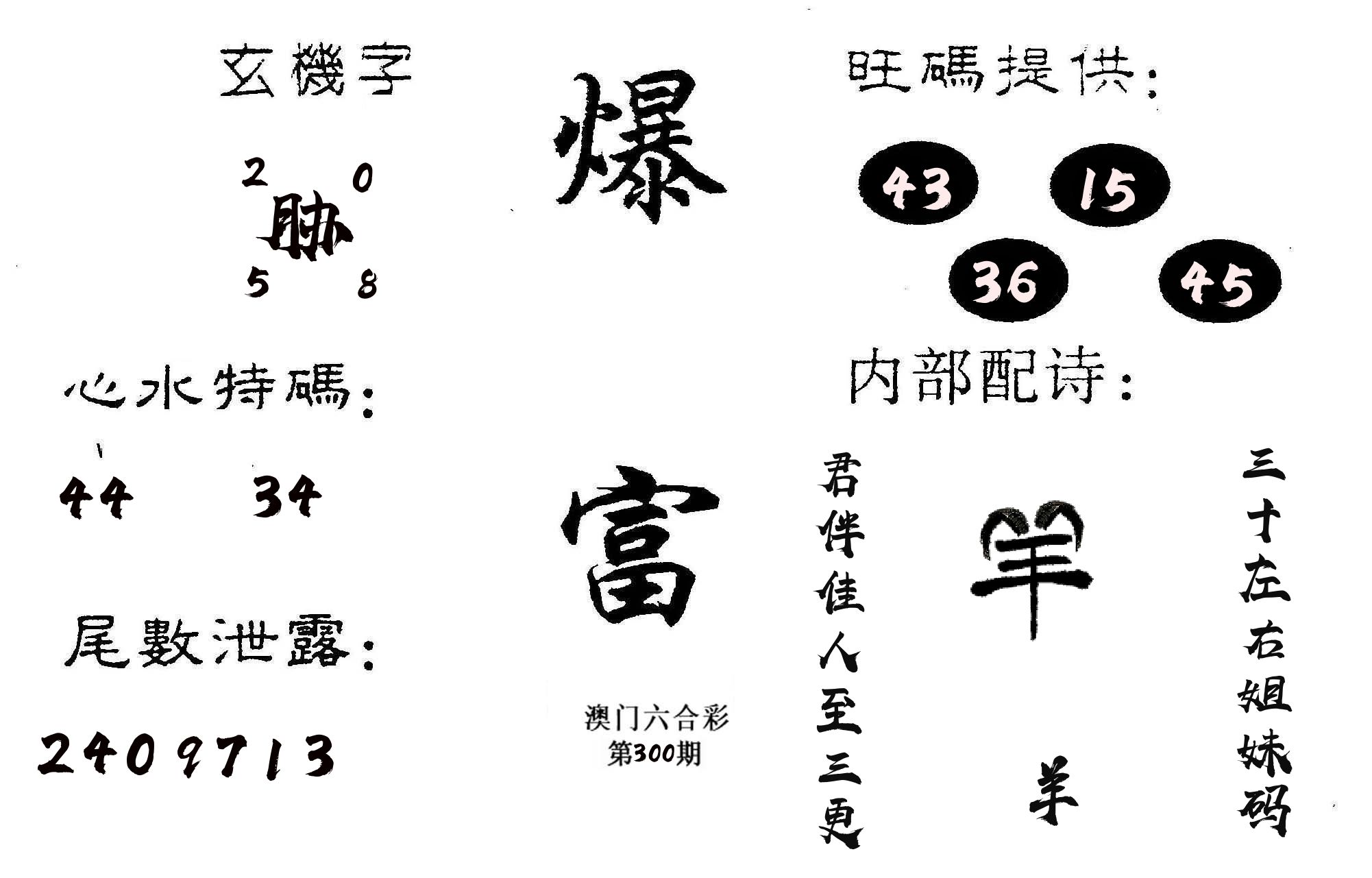 爆富 第300期