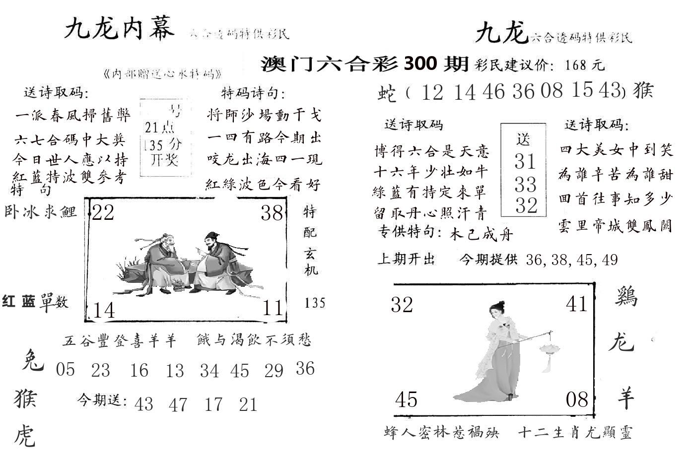 九龙内幕 第300期