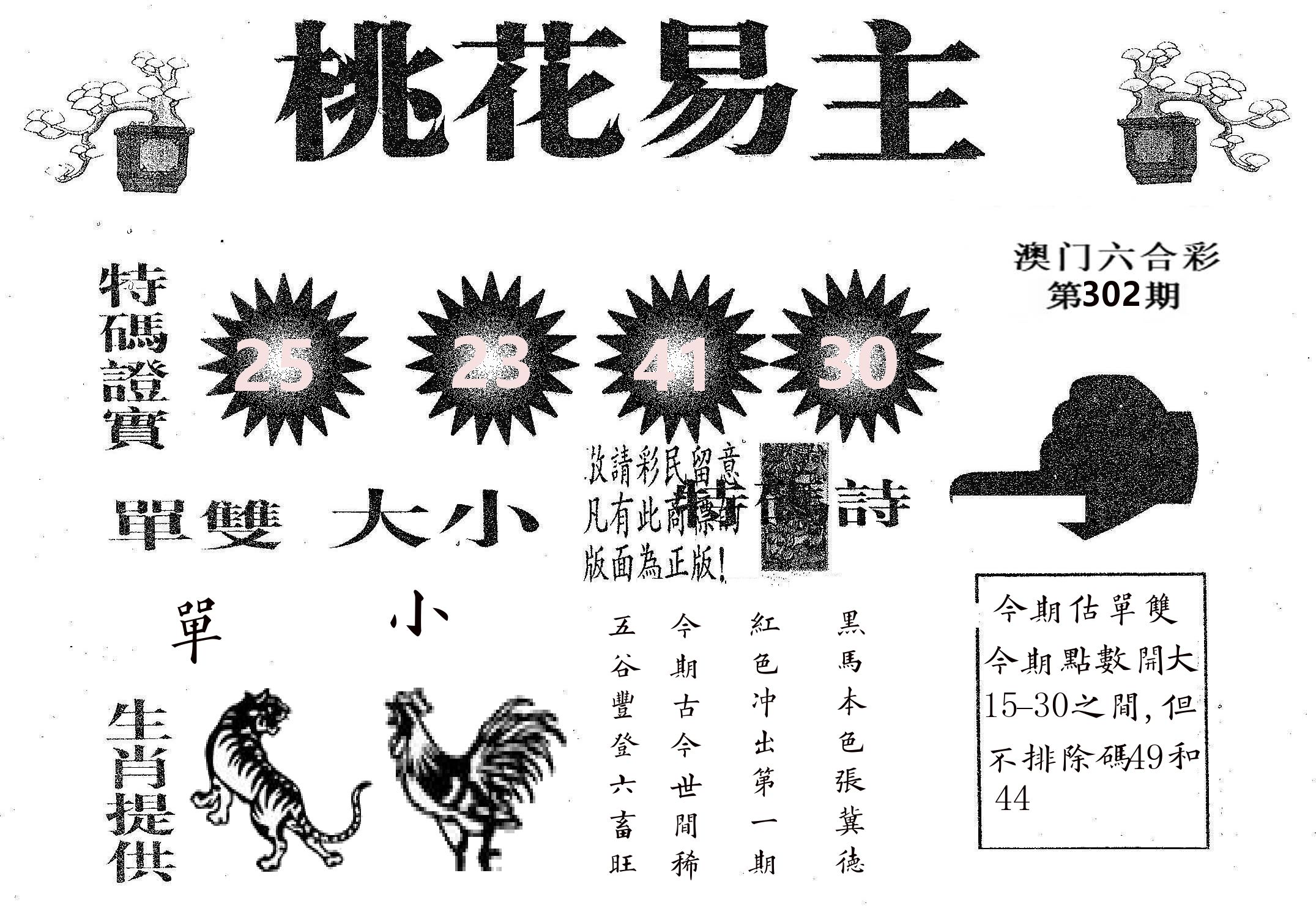 桃花易主 第302期