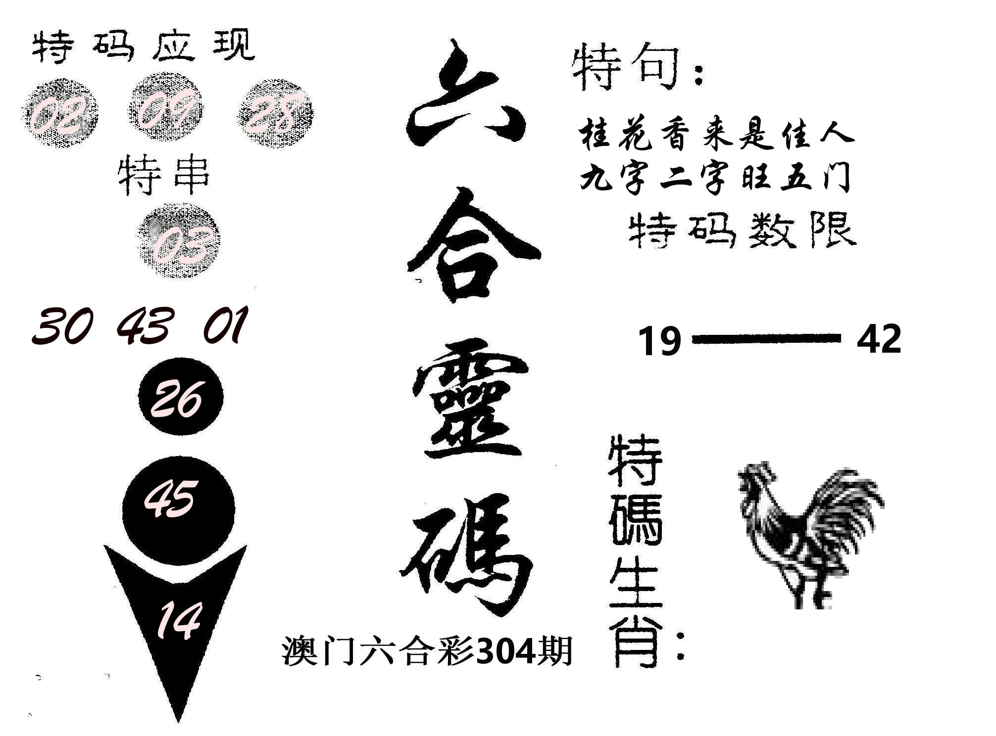 六合灵码 第304期
