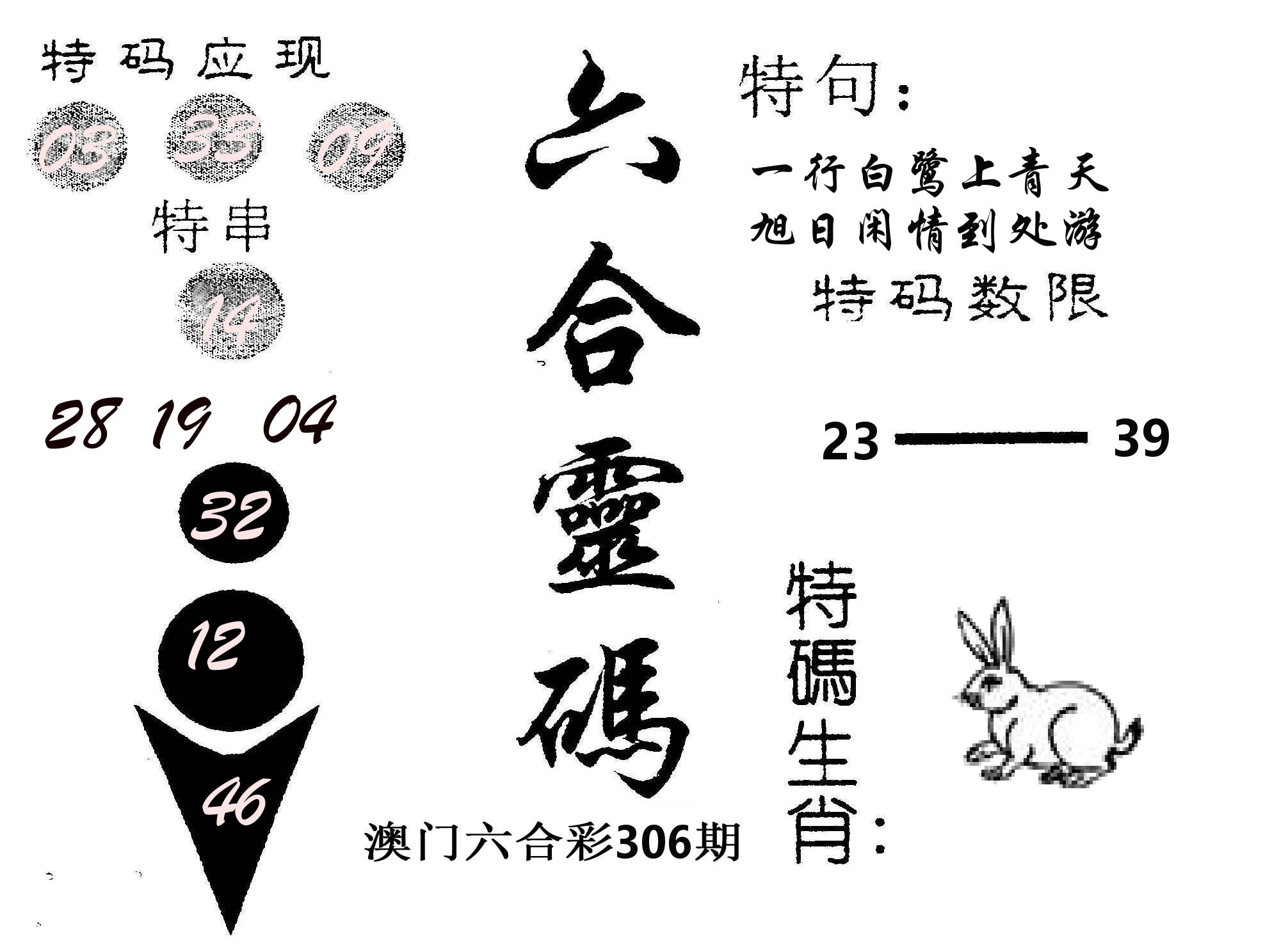 六合灵码 第306期