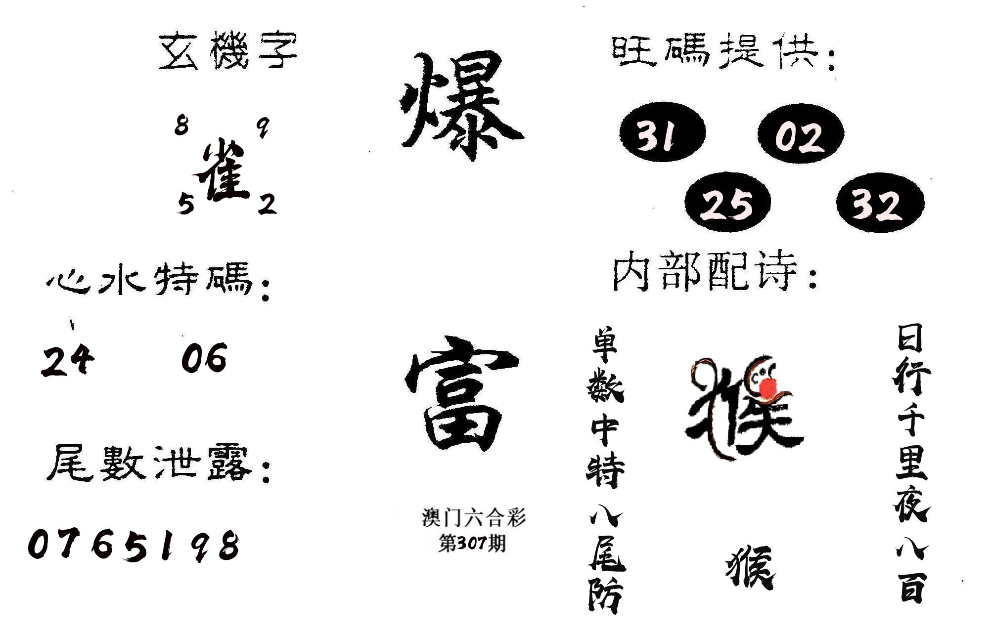 爆富 第307期