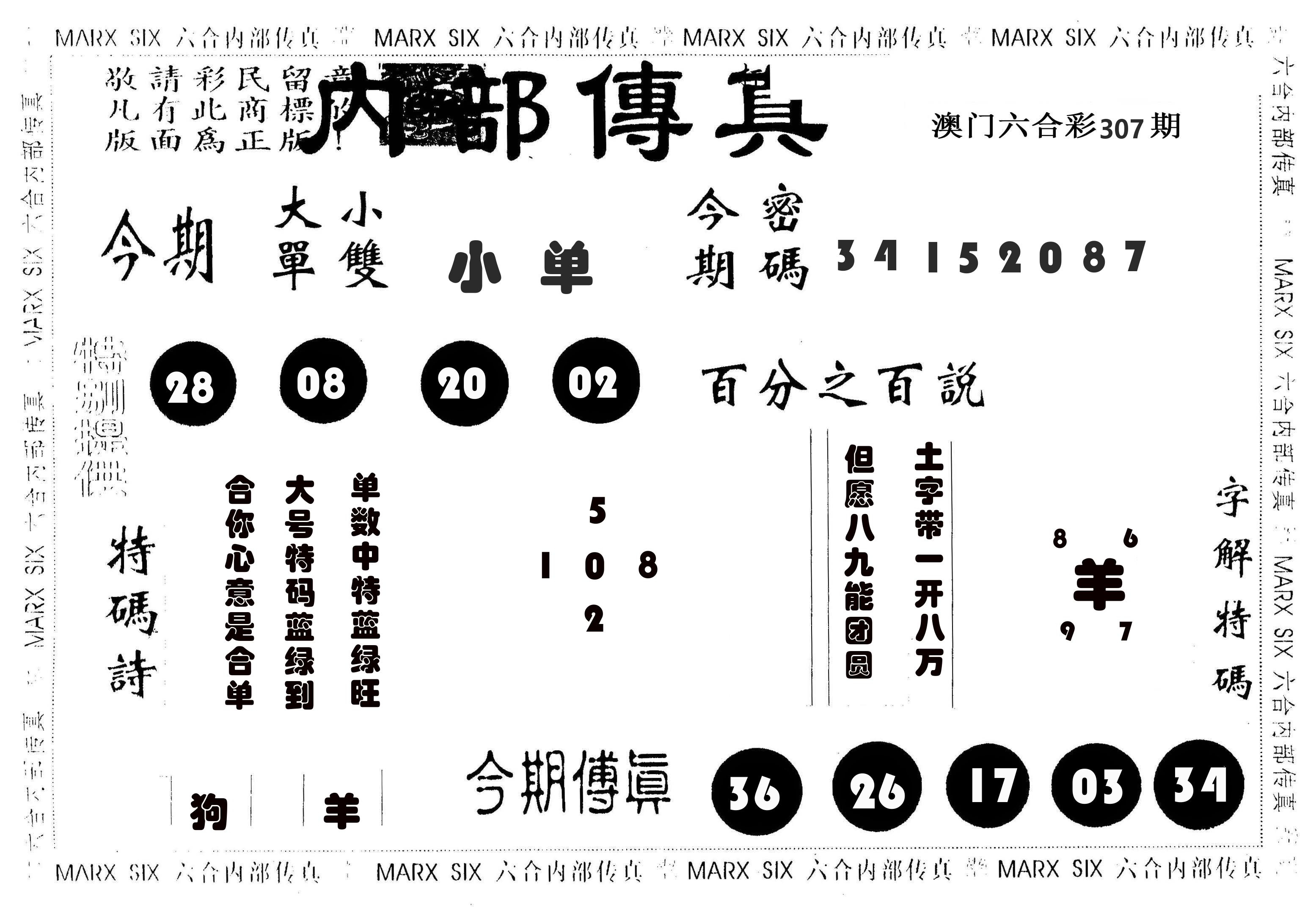 内部传真 第307期