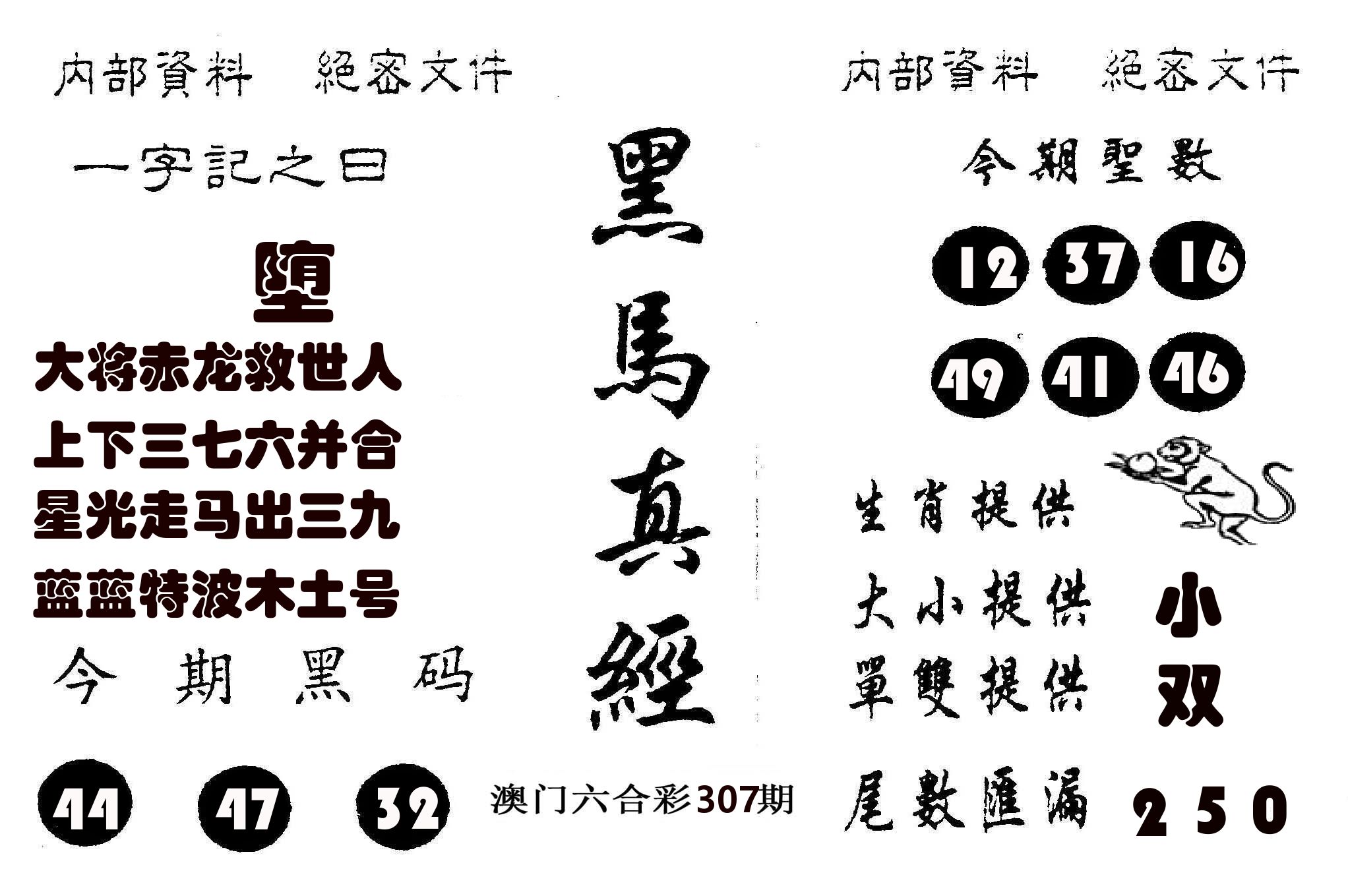 黑马真经 第307期