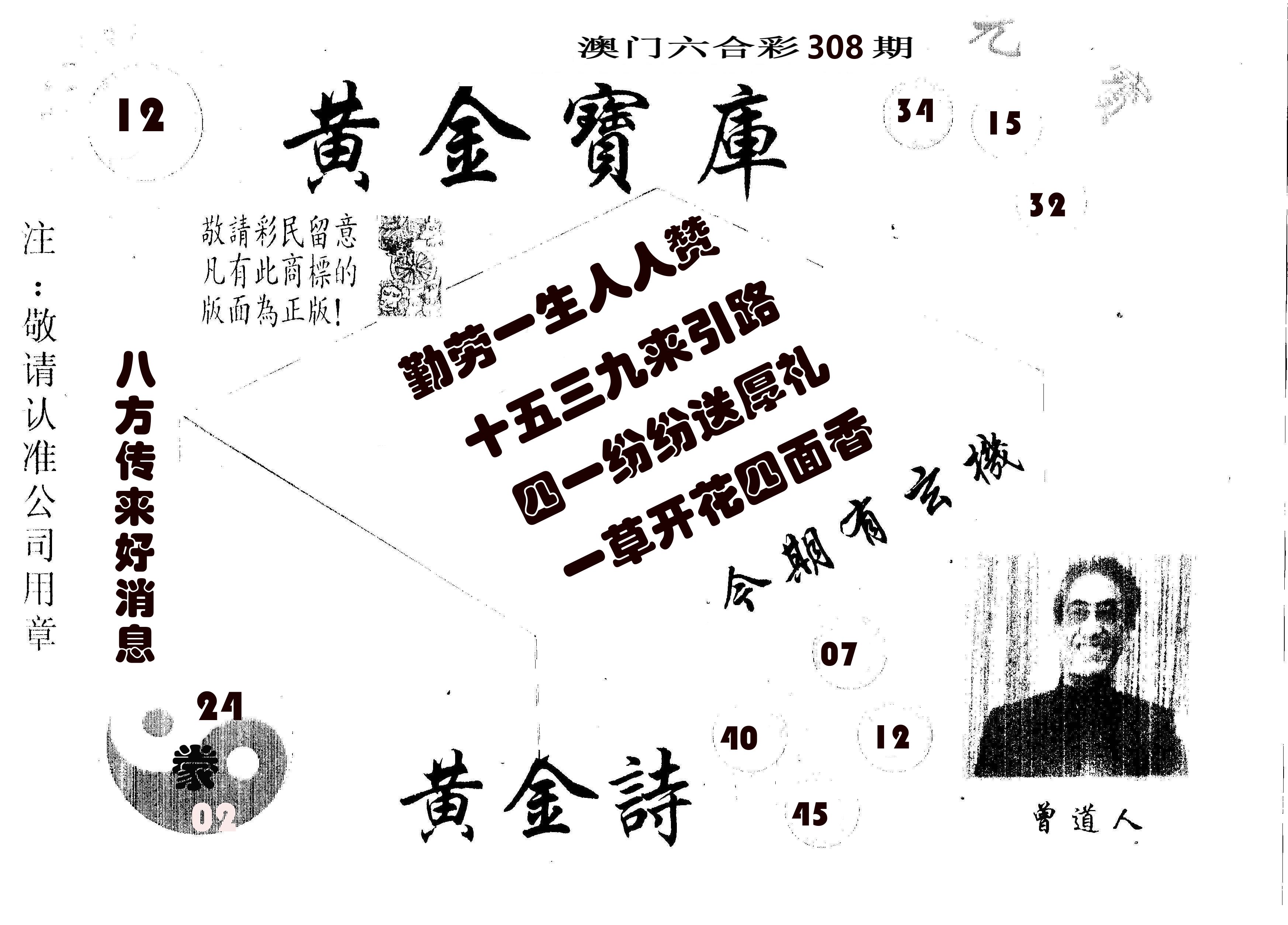 黄金宝库 第308期