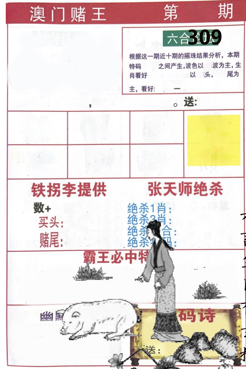澳门堵王 第309期