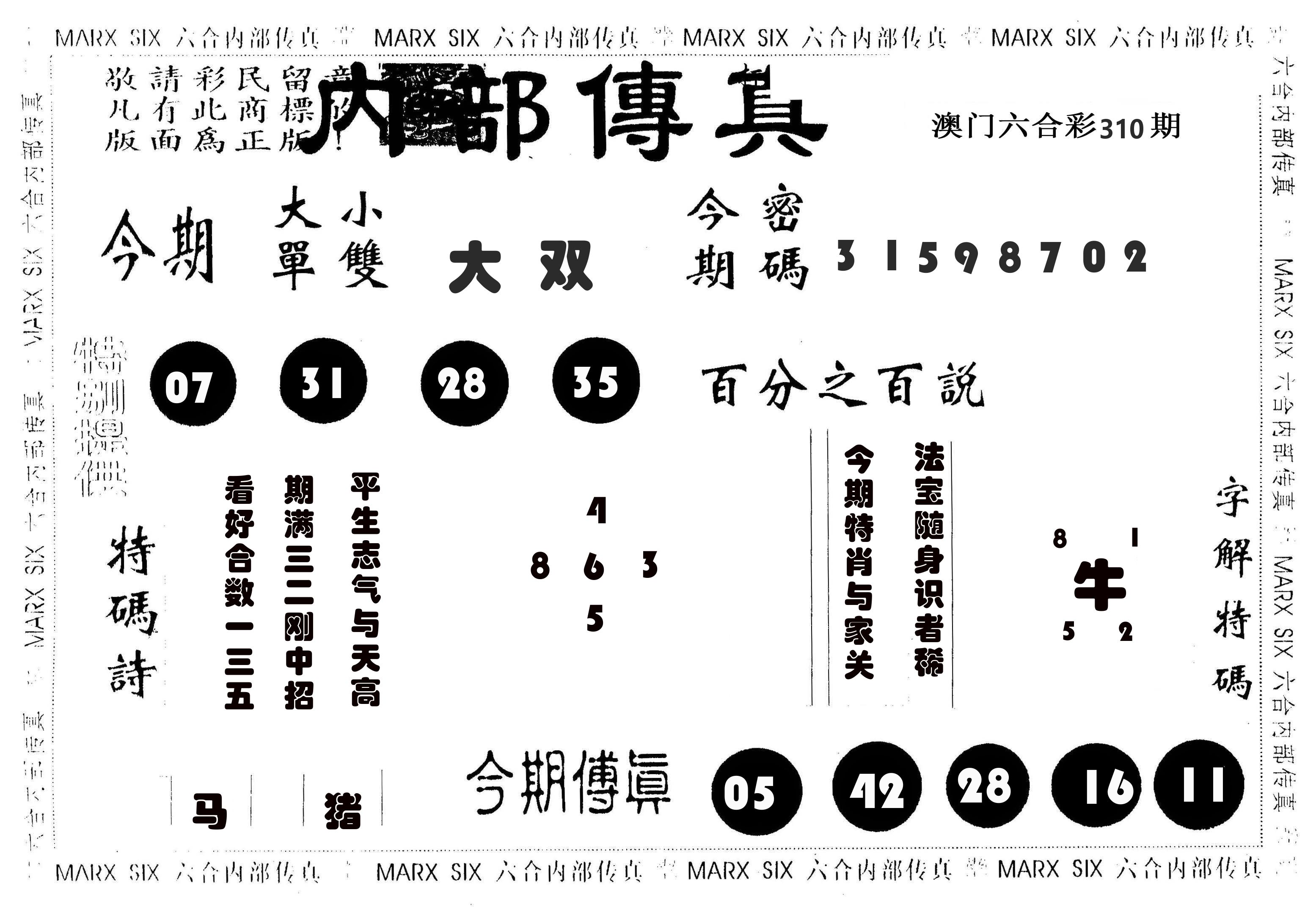 内部传真 第310期