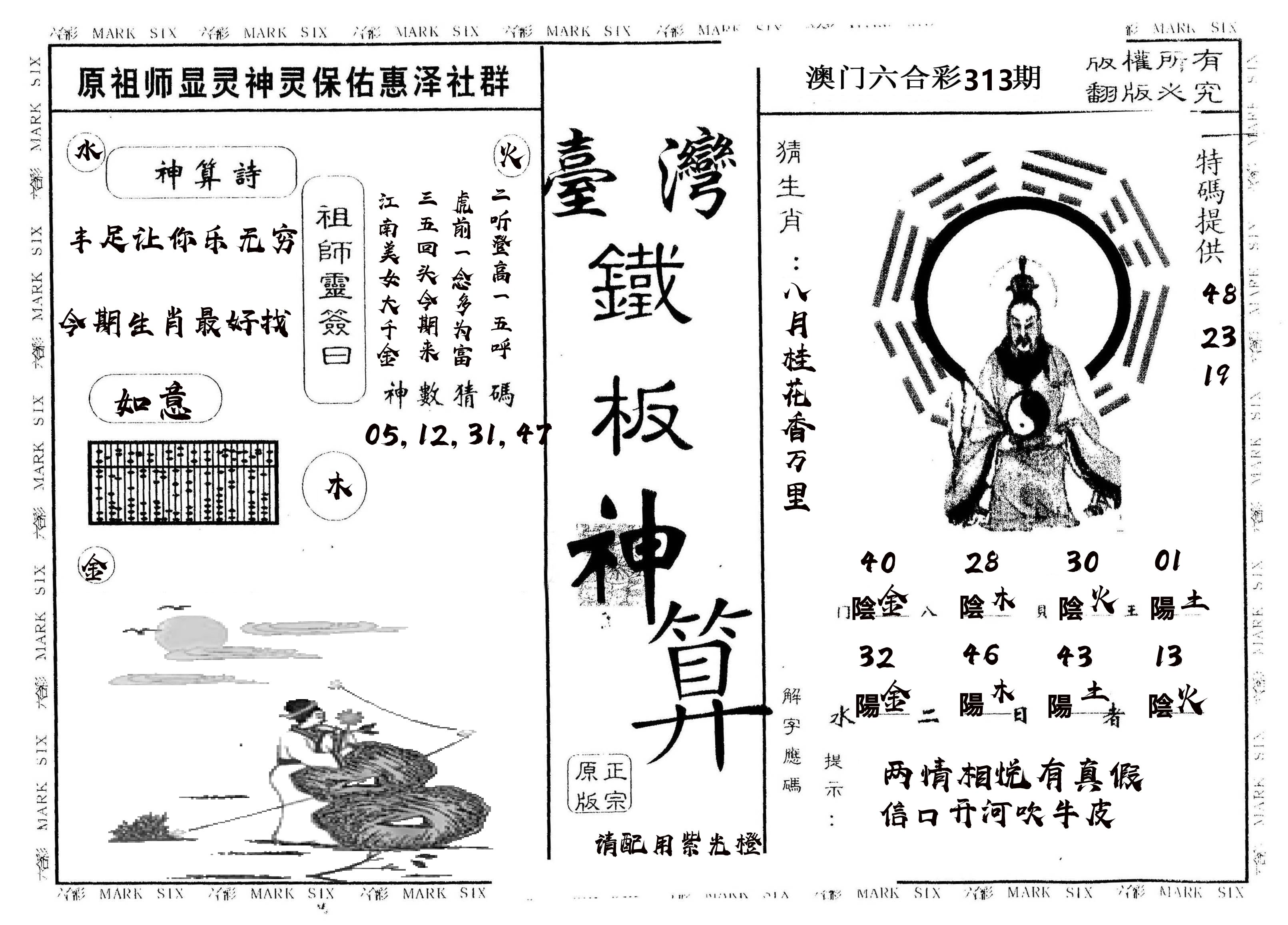 另版台湾铁板 第313期