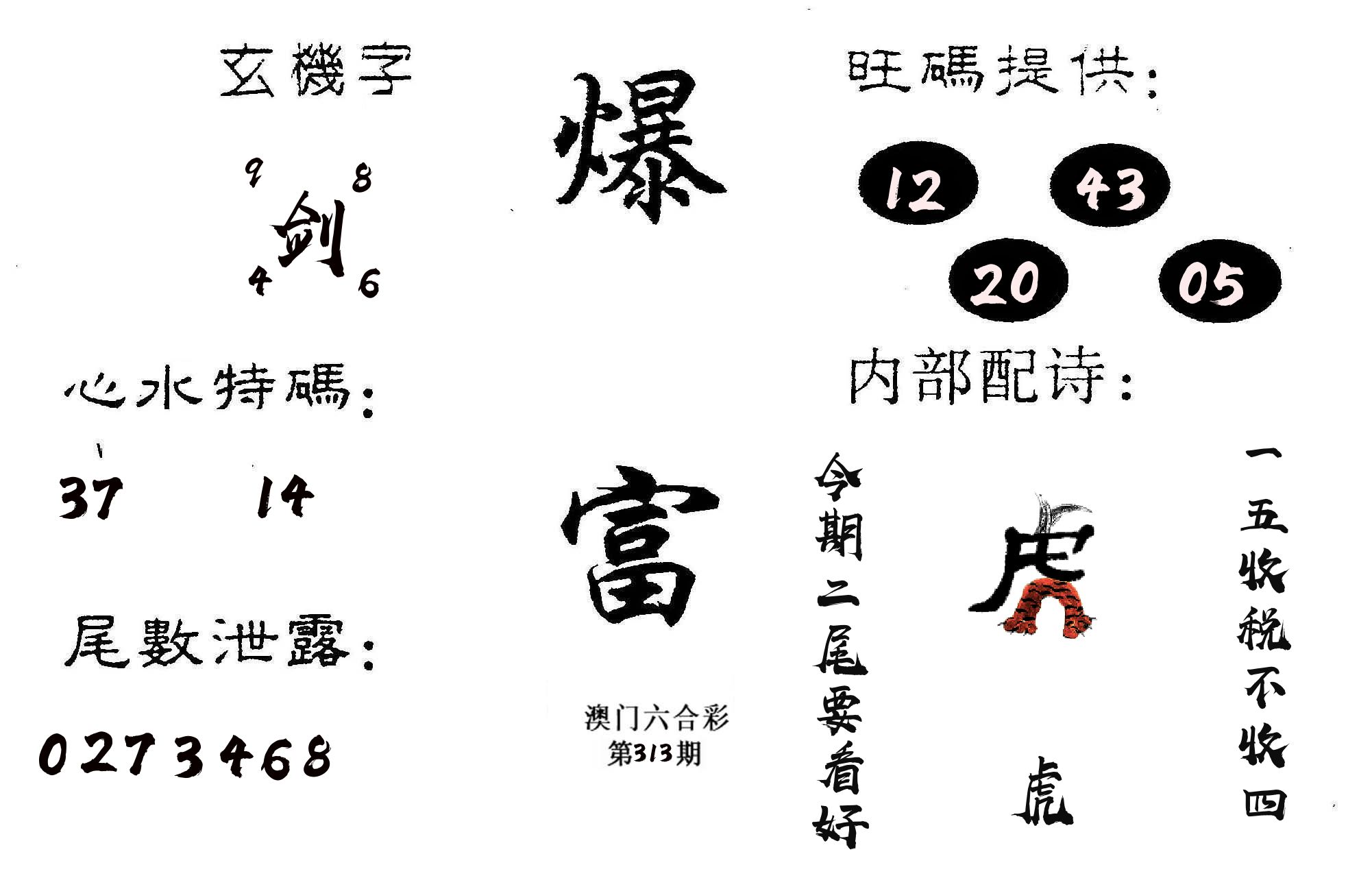 爆富 第313期