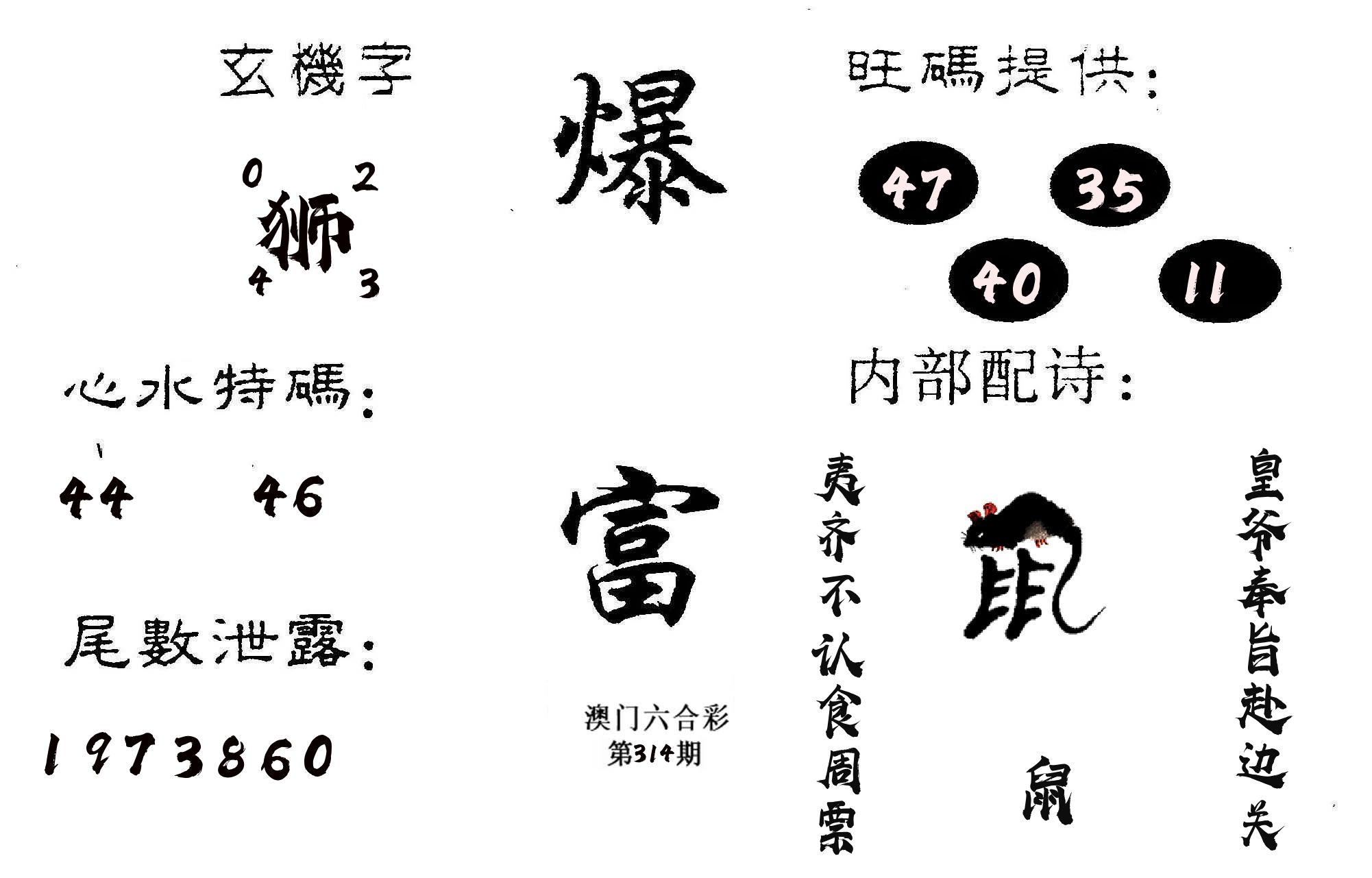 爆富 第314期
