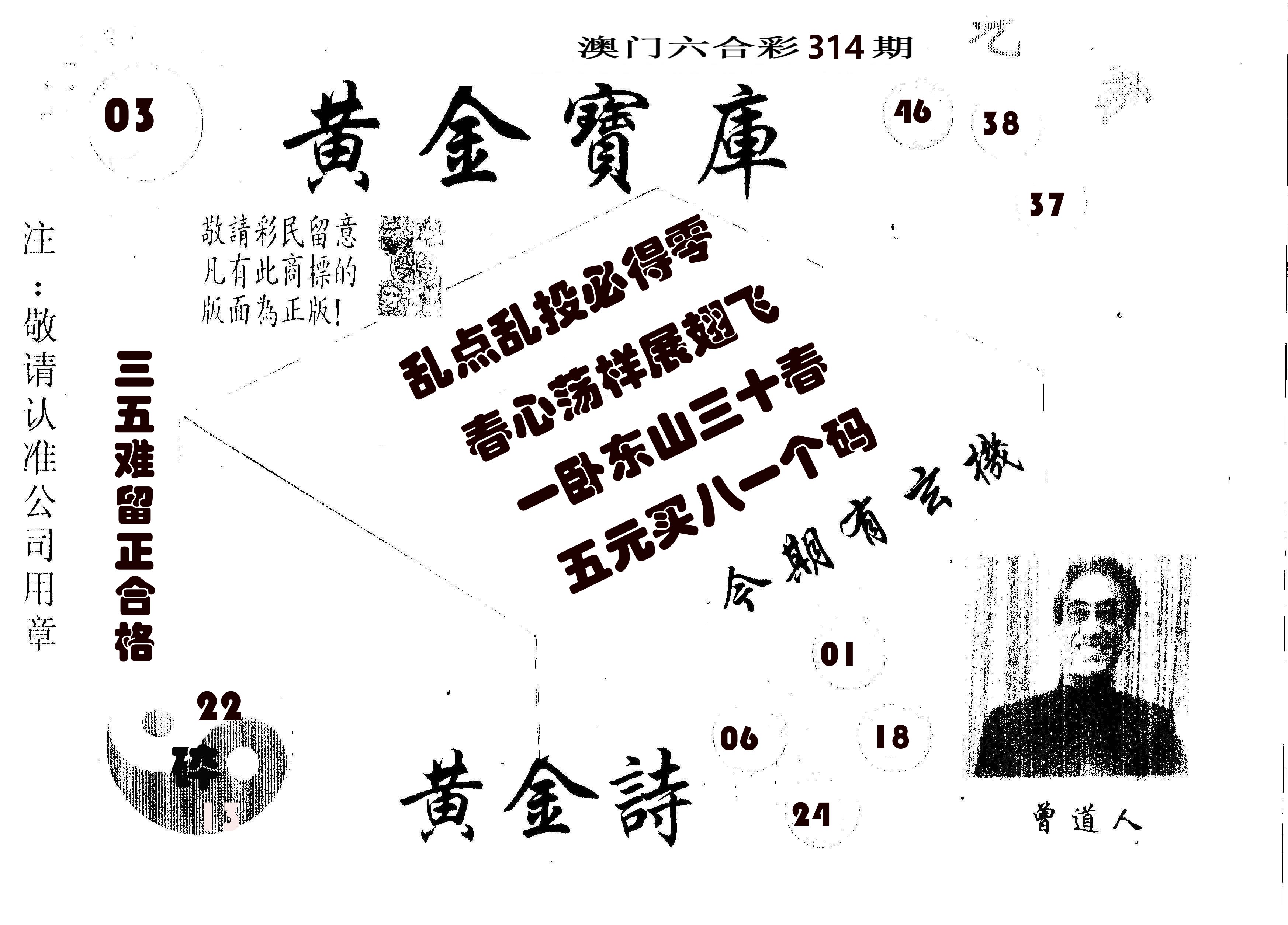 黄金宝库 第314期
