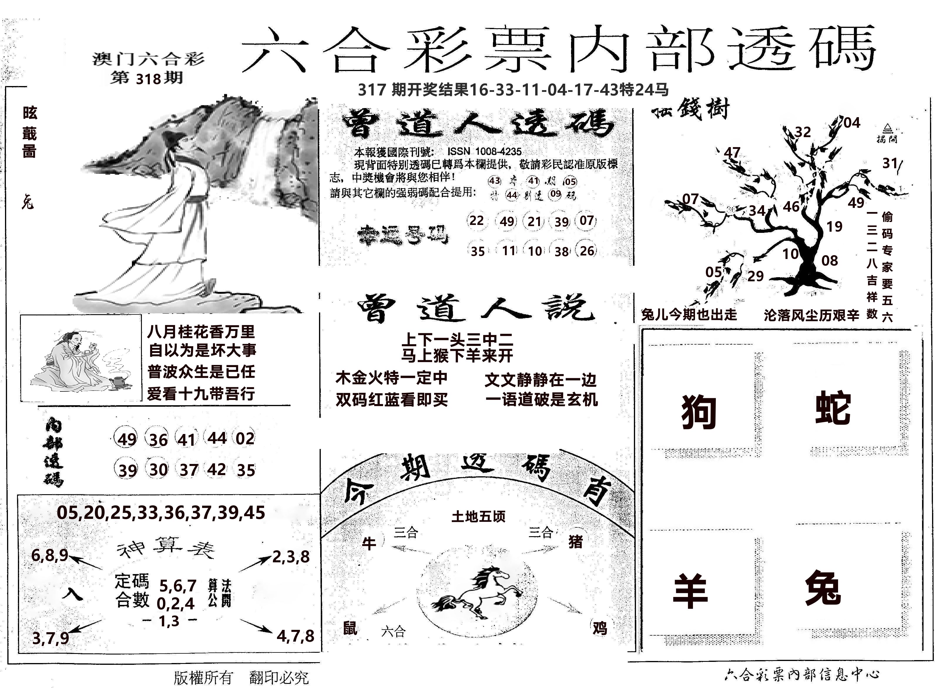 内部透码(信封) 第318期