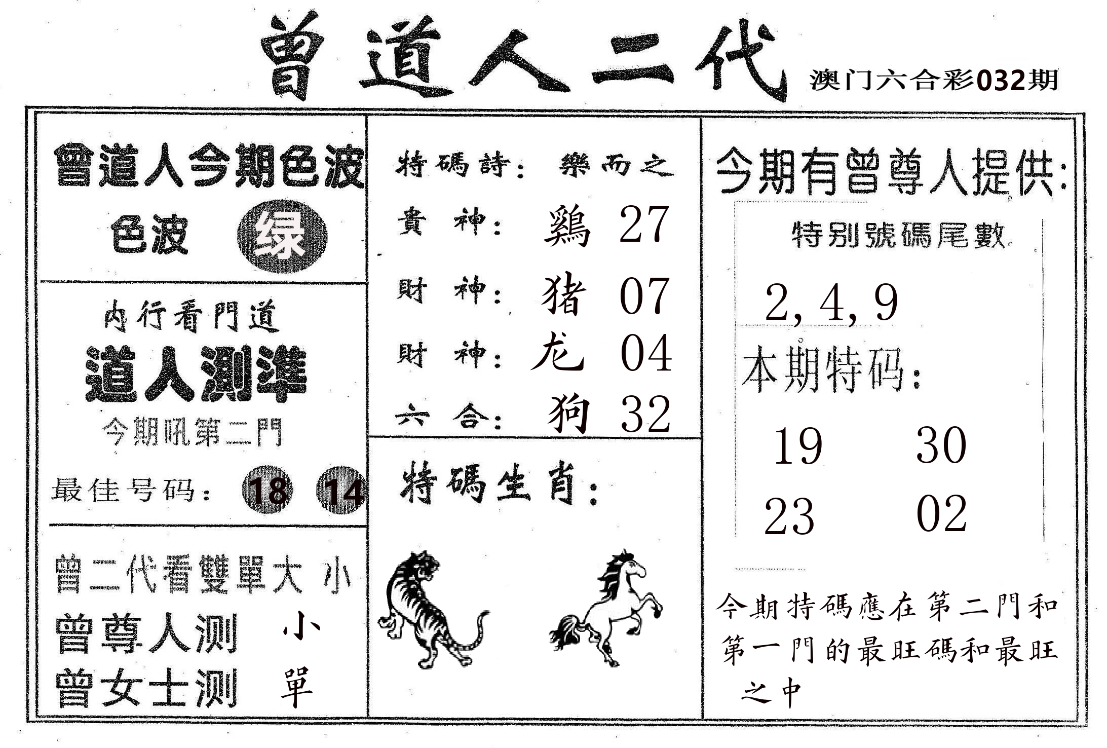 曾二代 第32期
