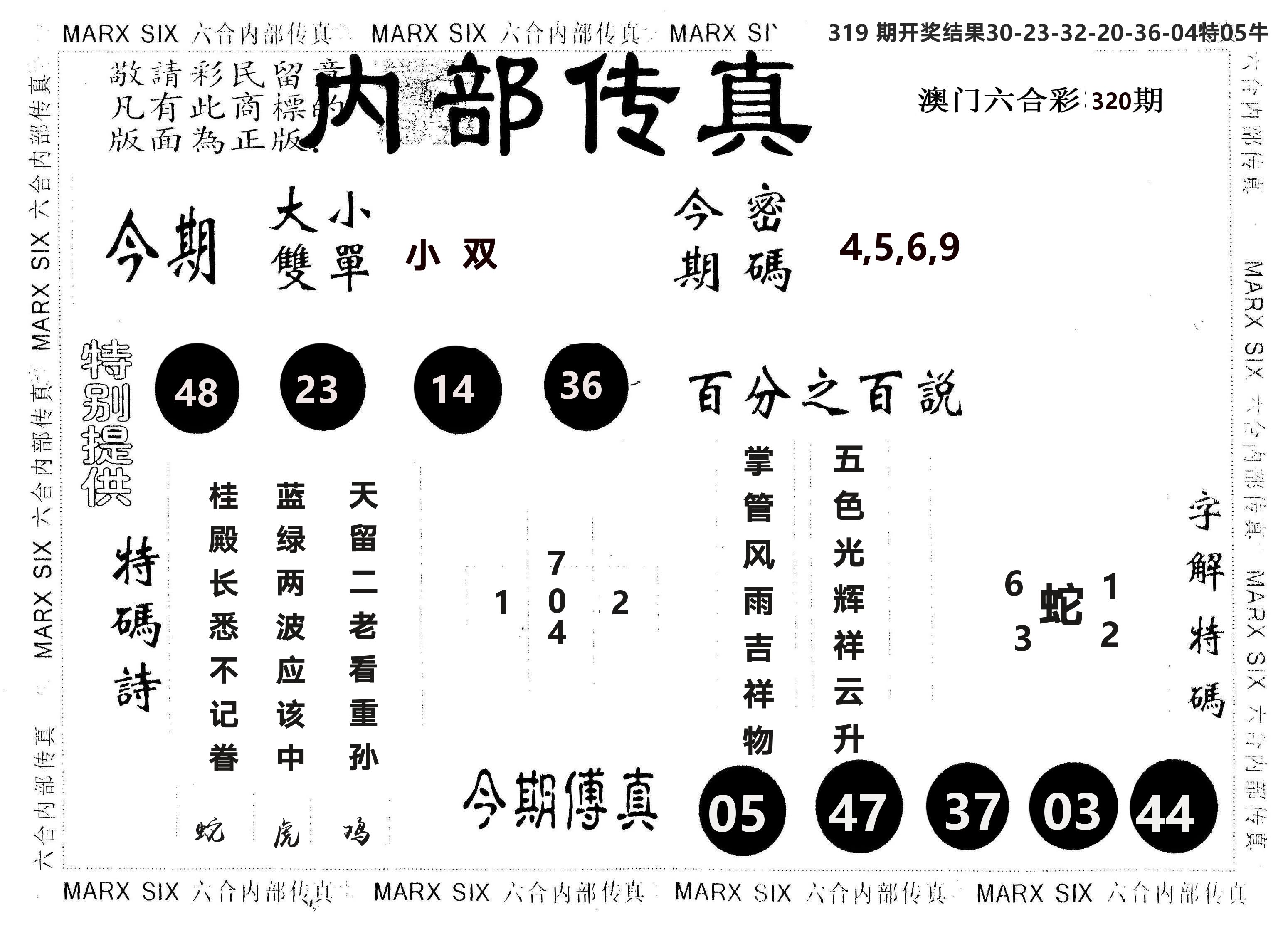 另版内部传真 第320期
