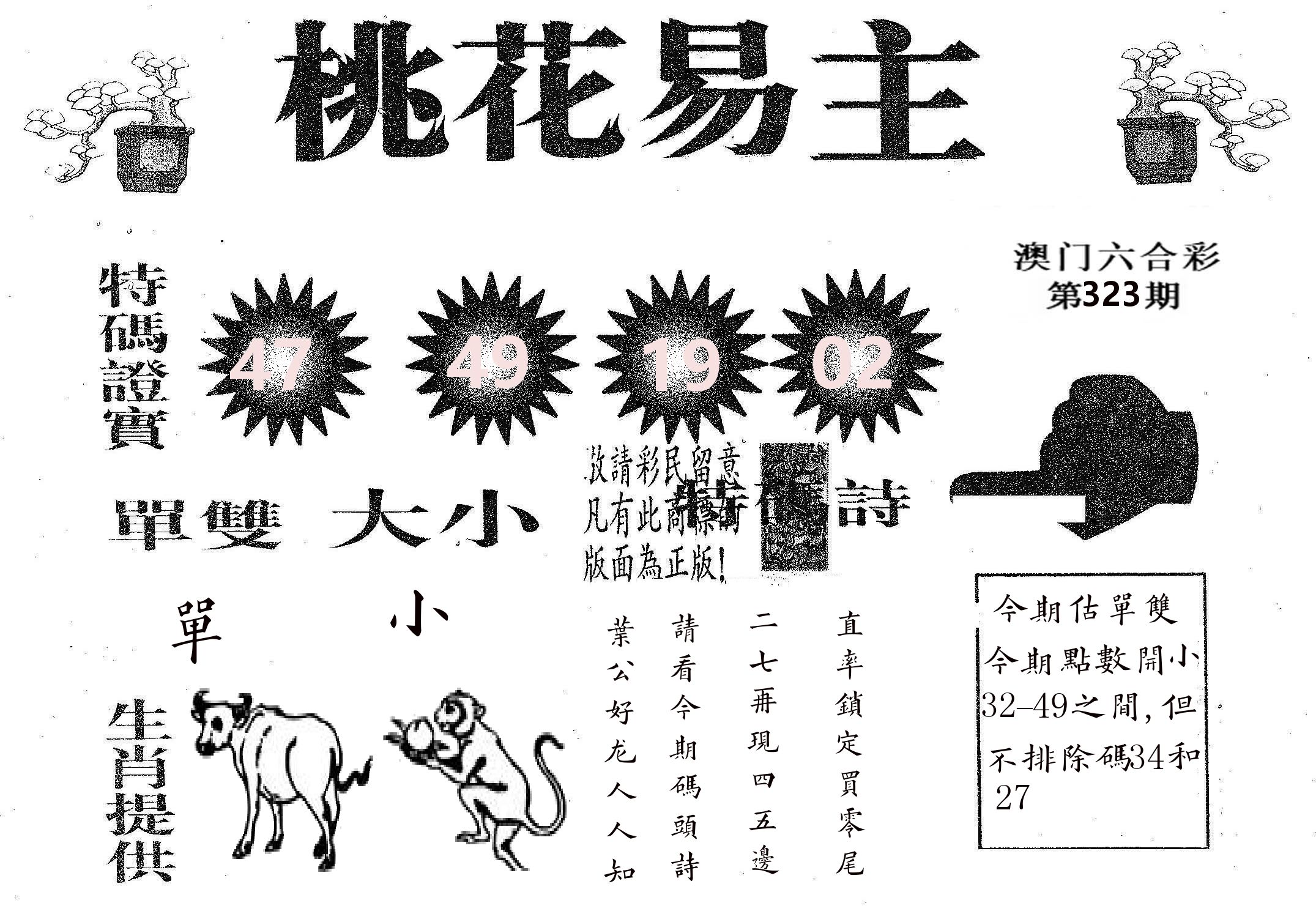 桃花易主 第323期