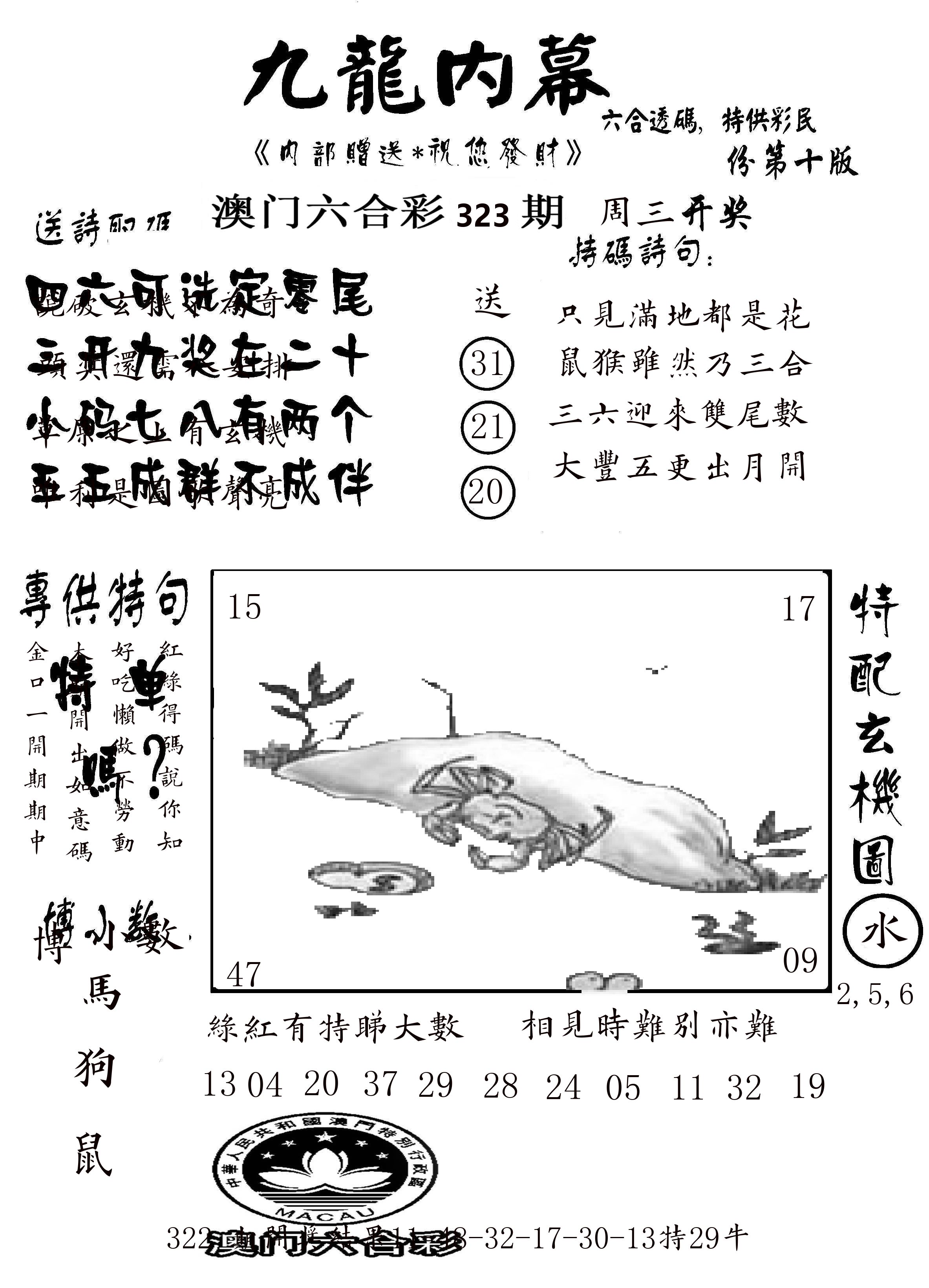 澳门传真2 第323期