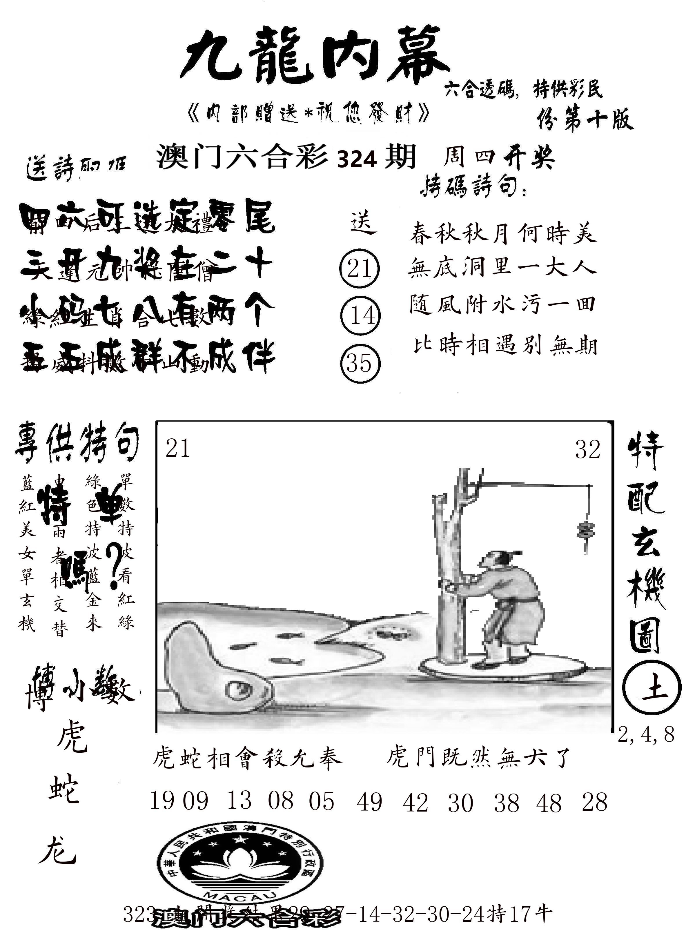 澳门传真2 第324期