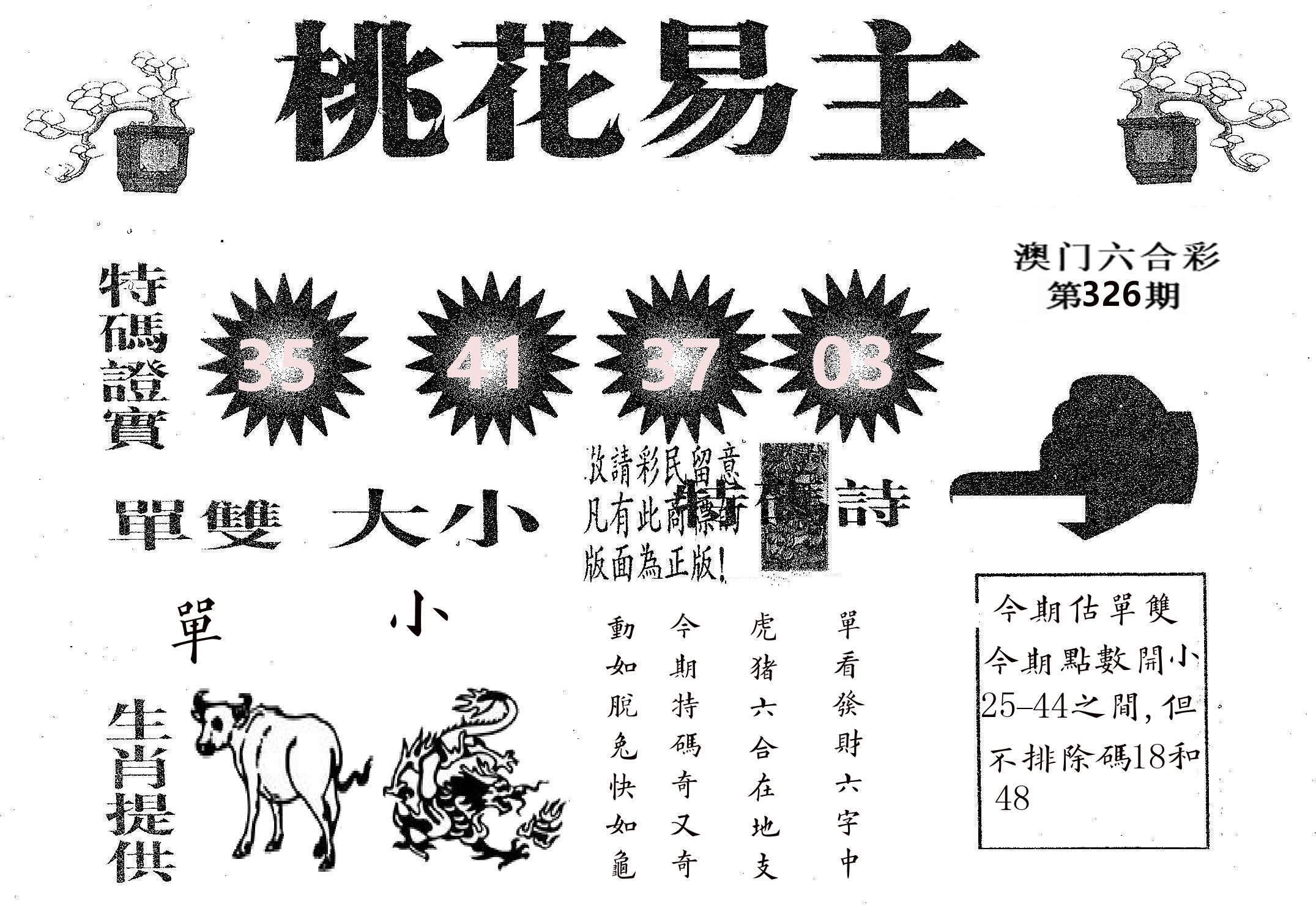 桃花易主 第326期