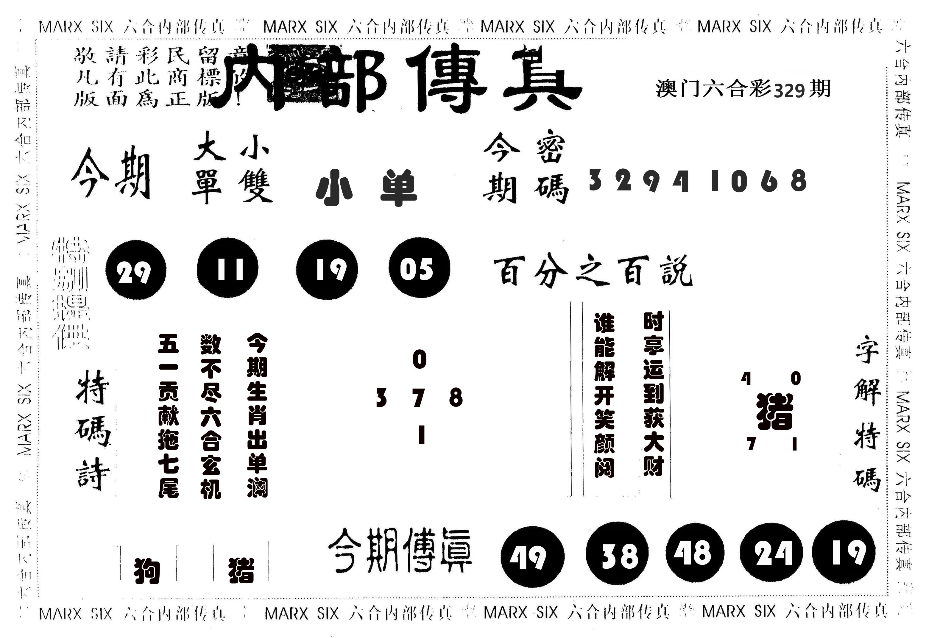 内部传真 第329期