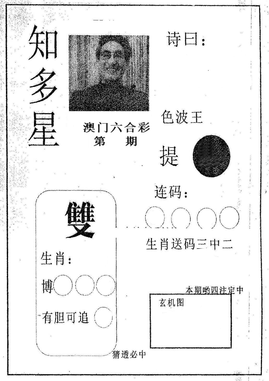 知多星 第332期