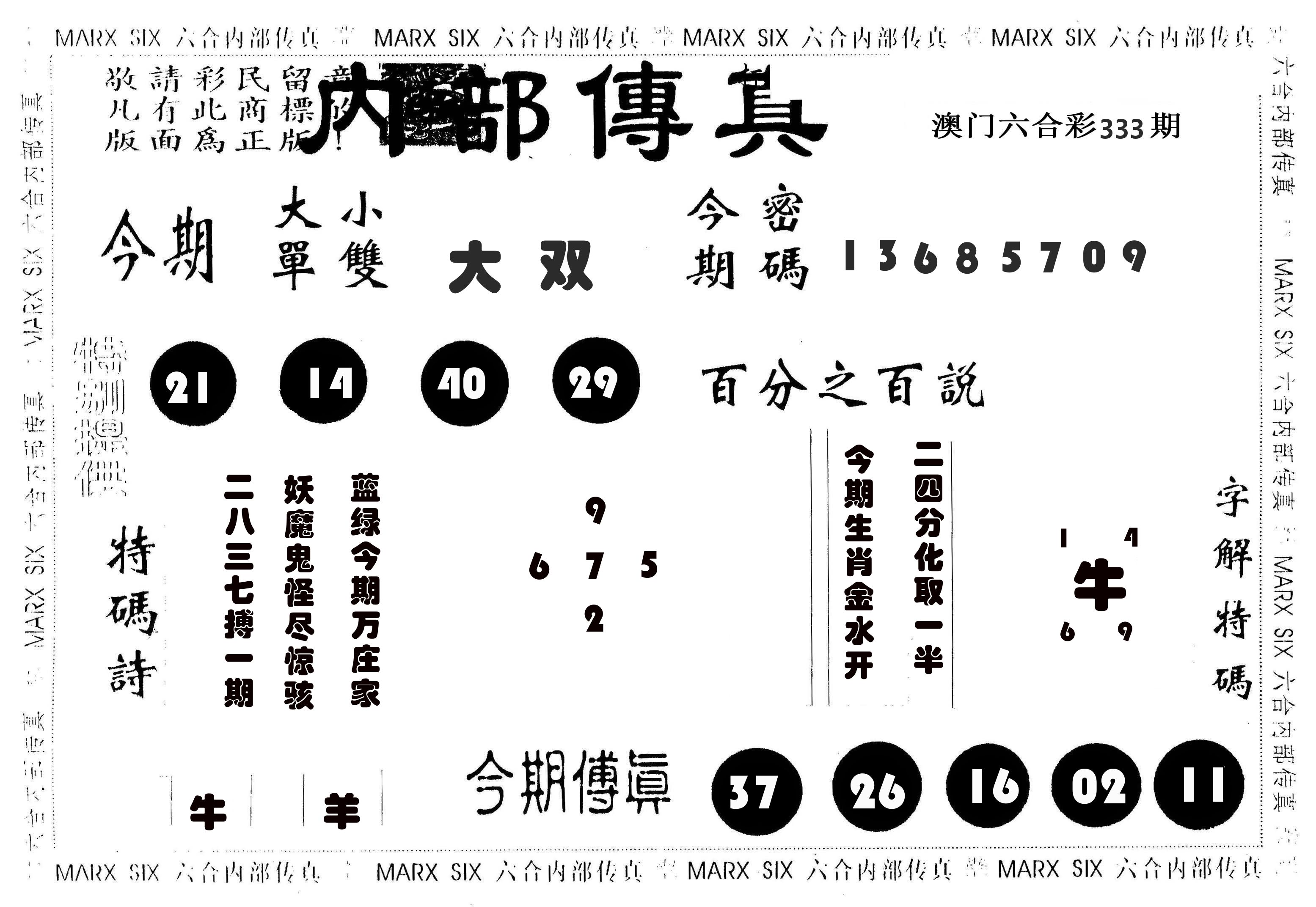 内部传真 第333期