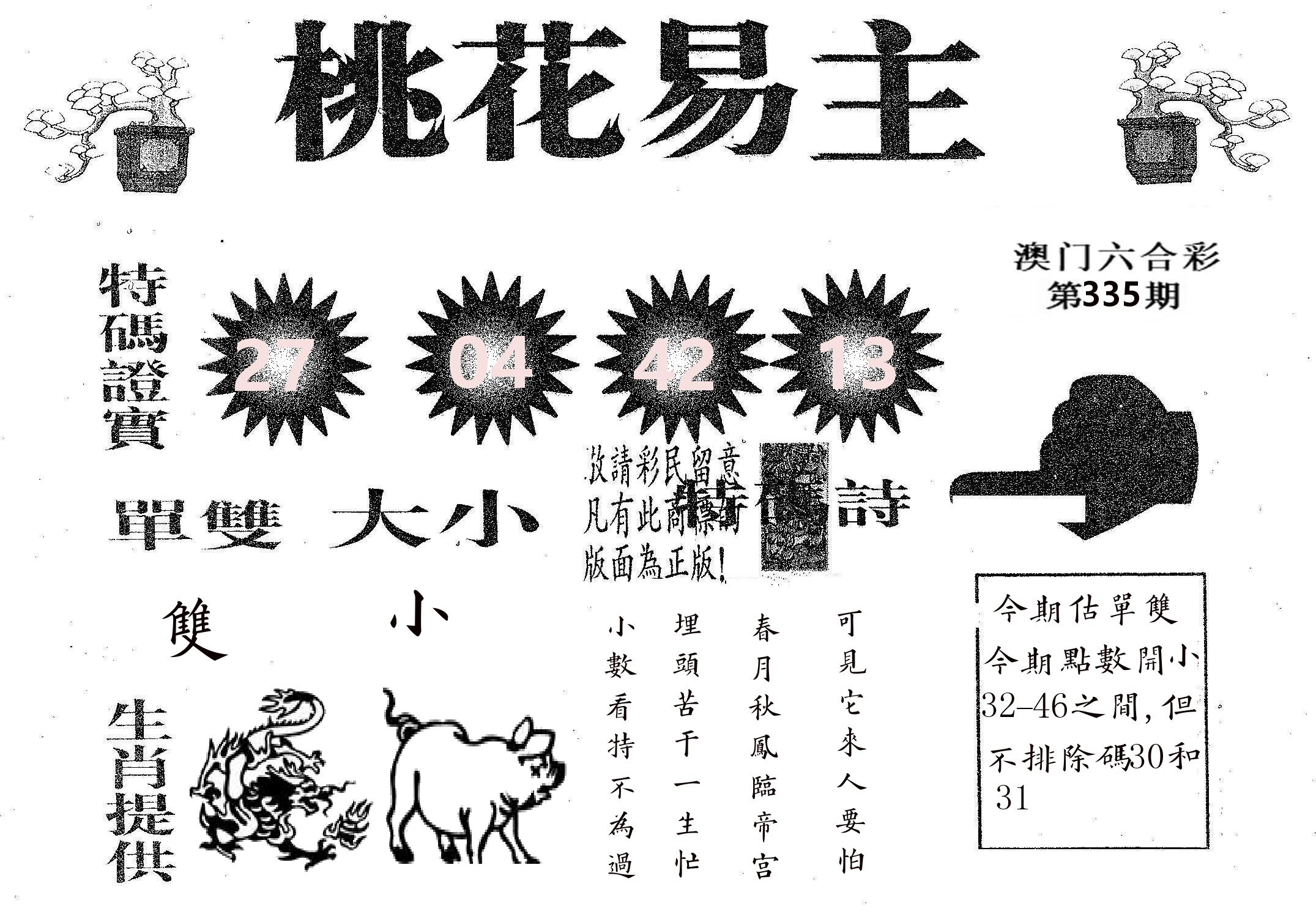 桃花易主 第335期