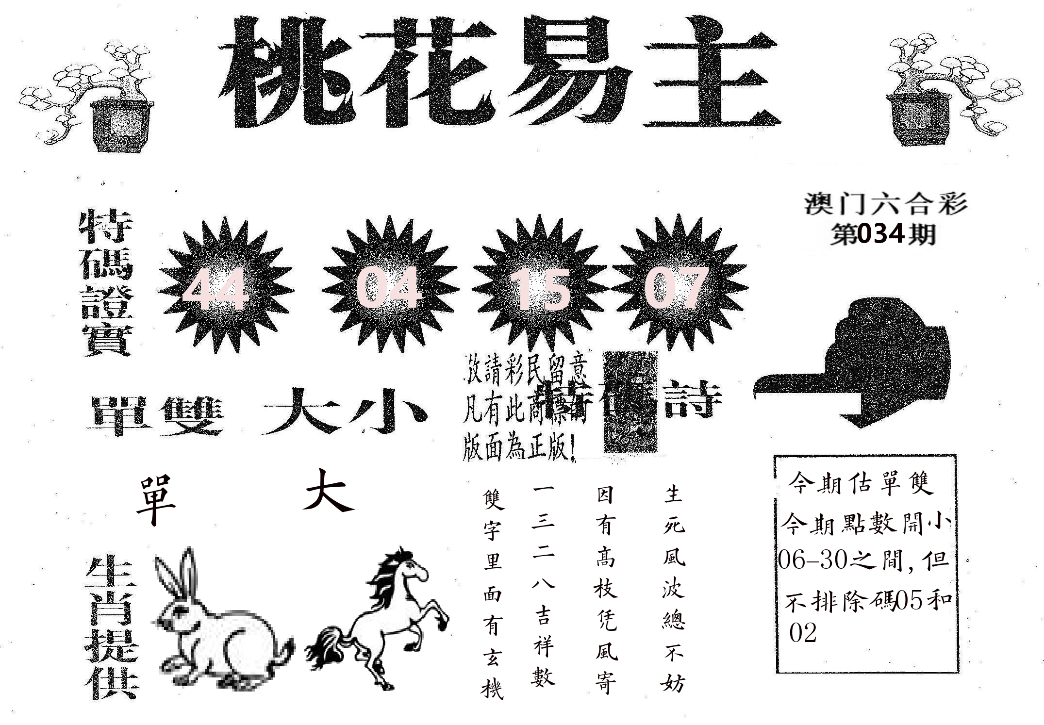 桃花易主 第34期