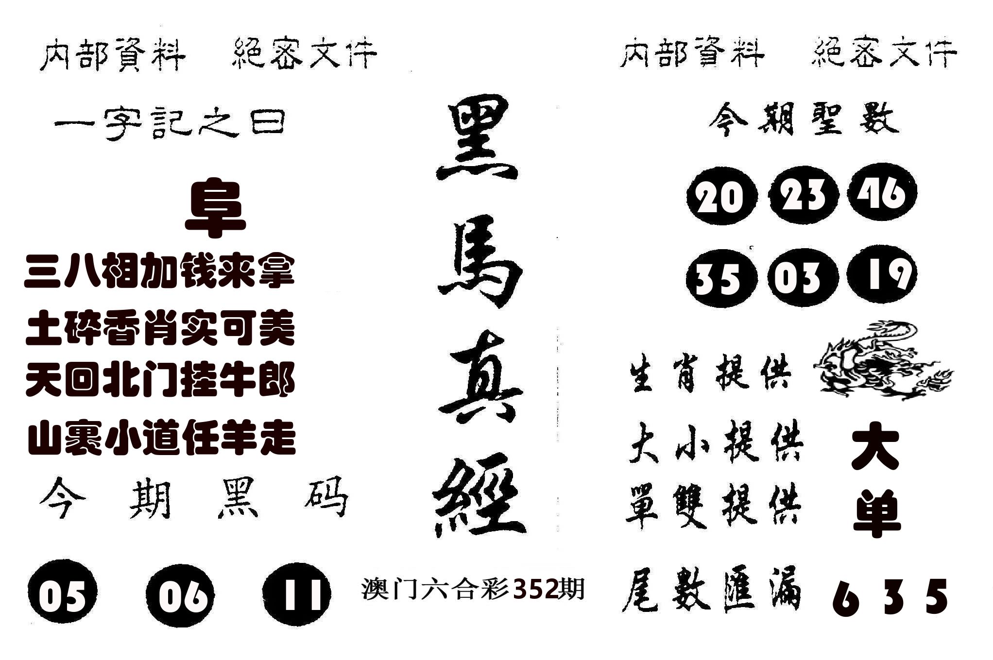 黑马真经 第352期