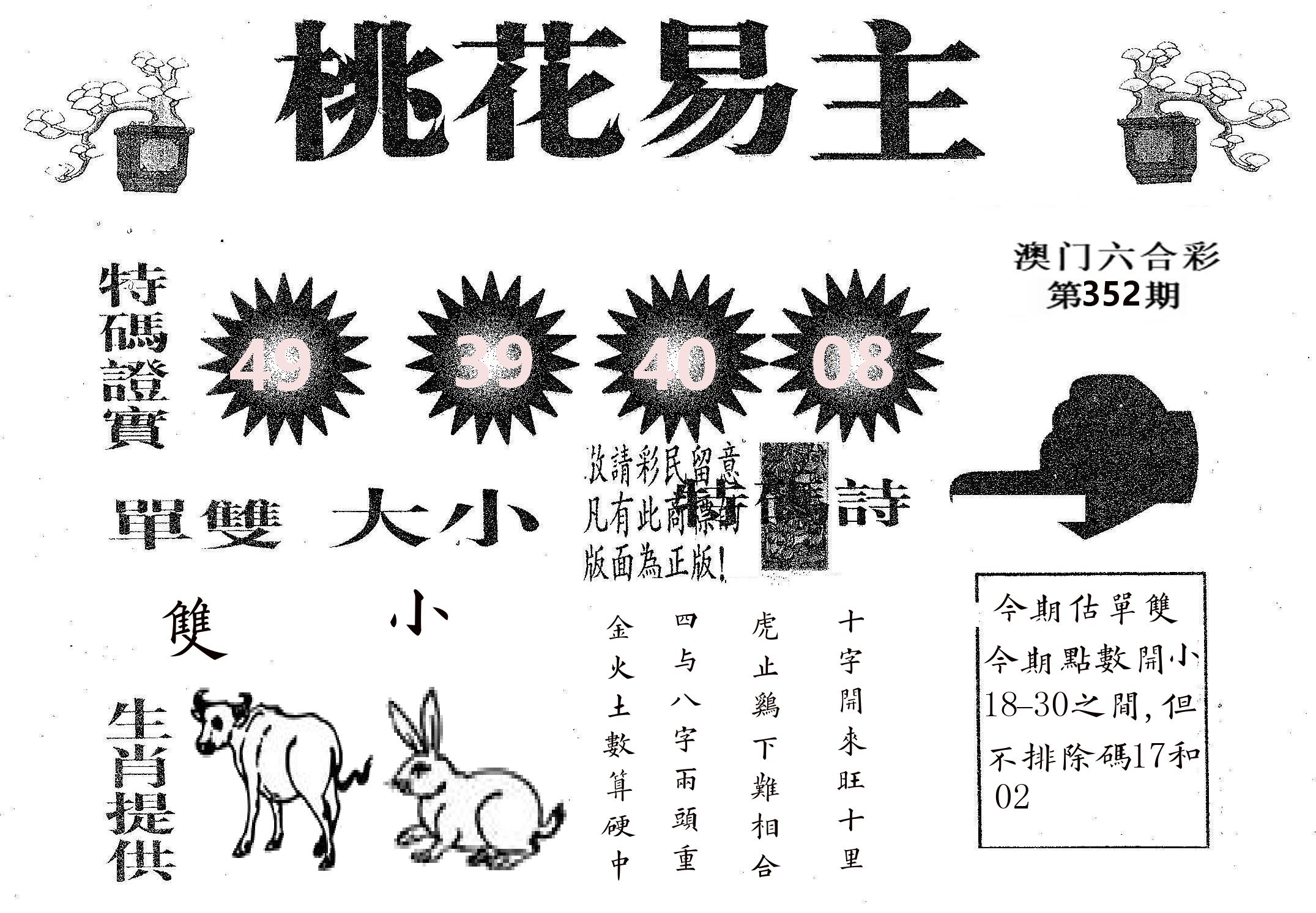 桃花易主 第352期