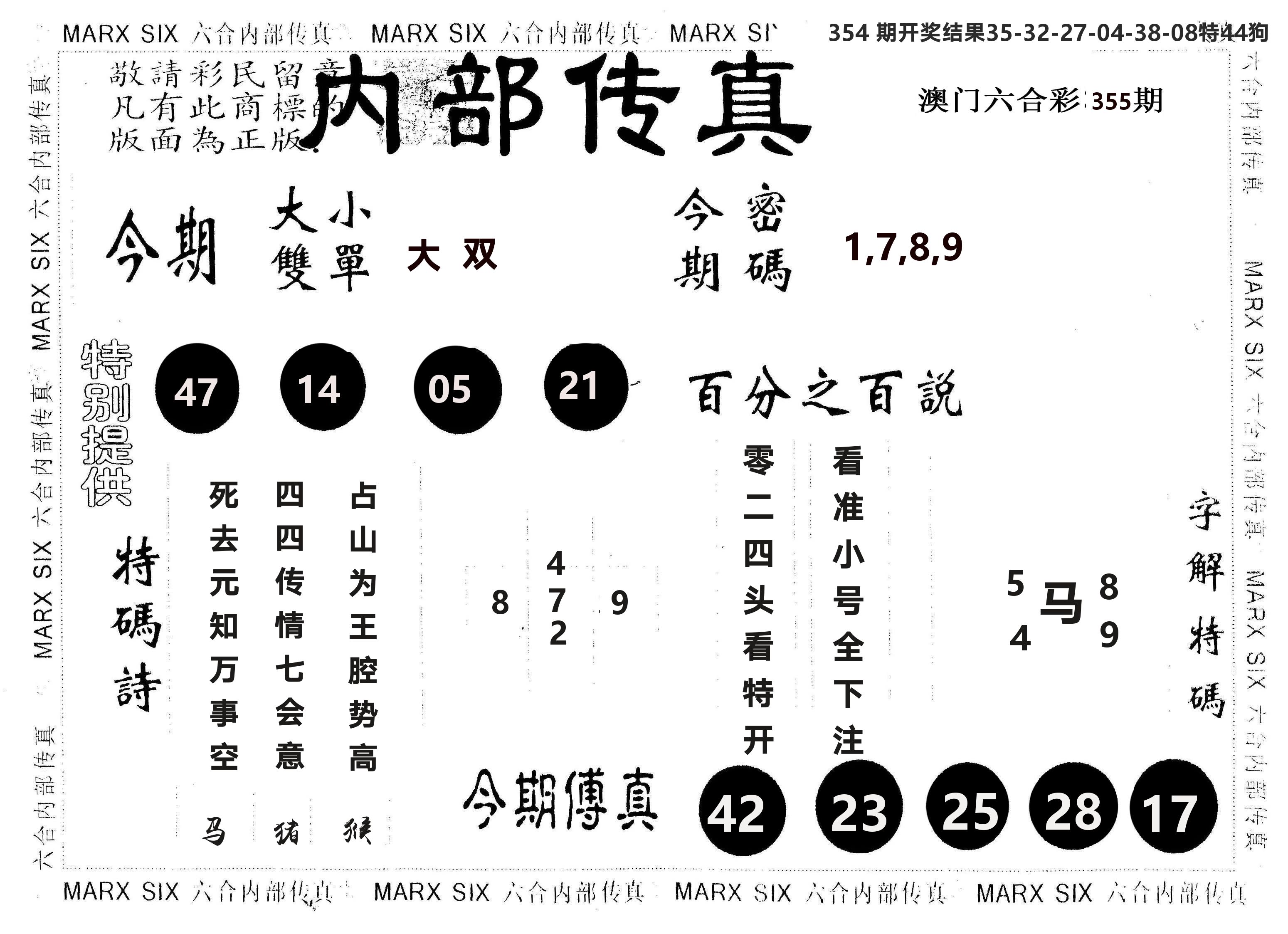 另版内部传真 第355期