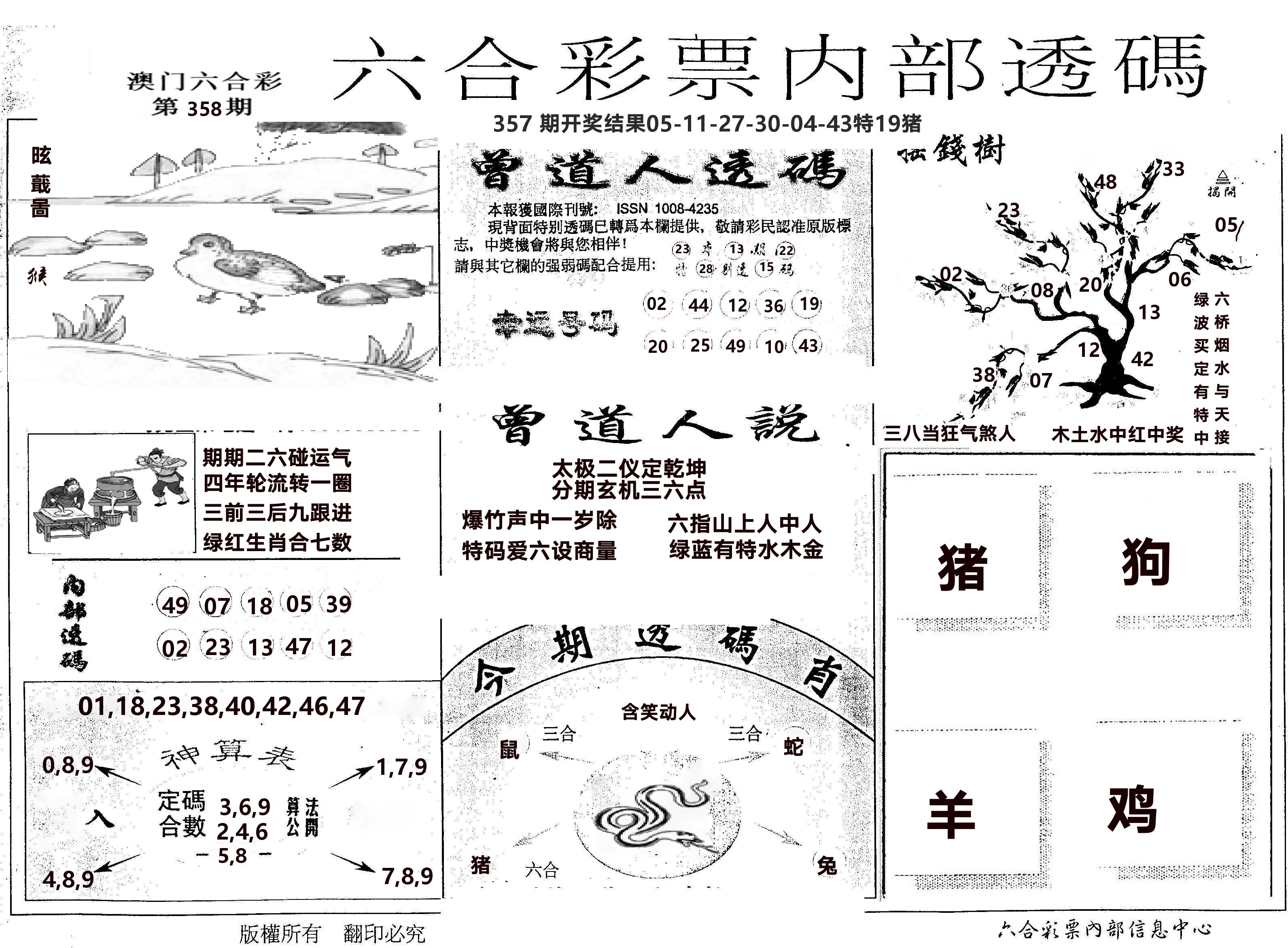 内部透码(信封) 第358期
