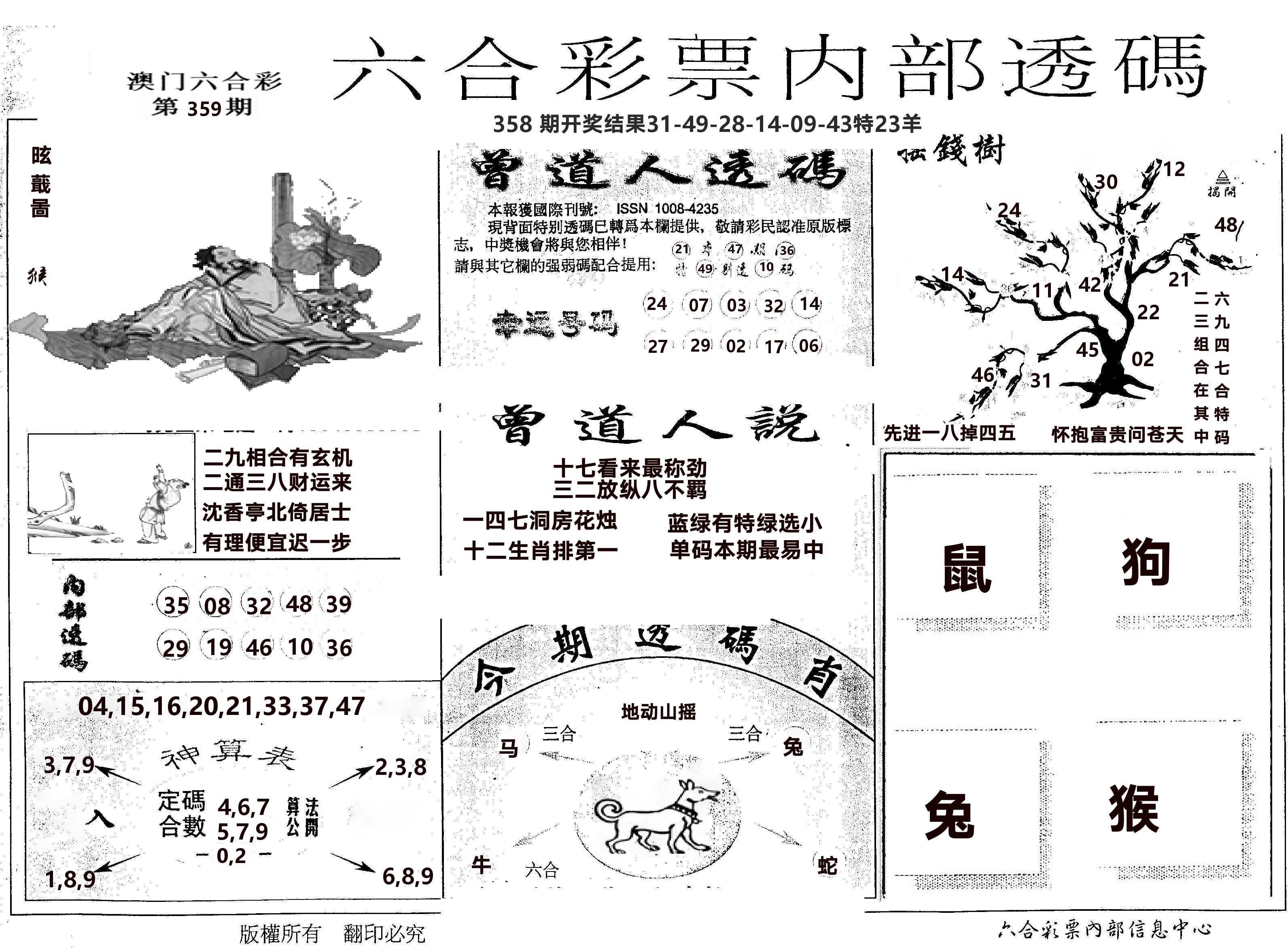 内部透码(信封) 第359期