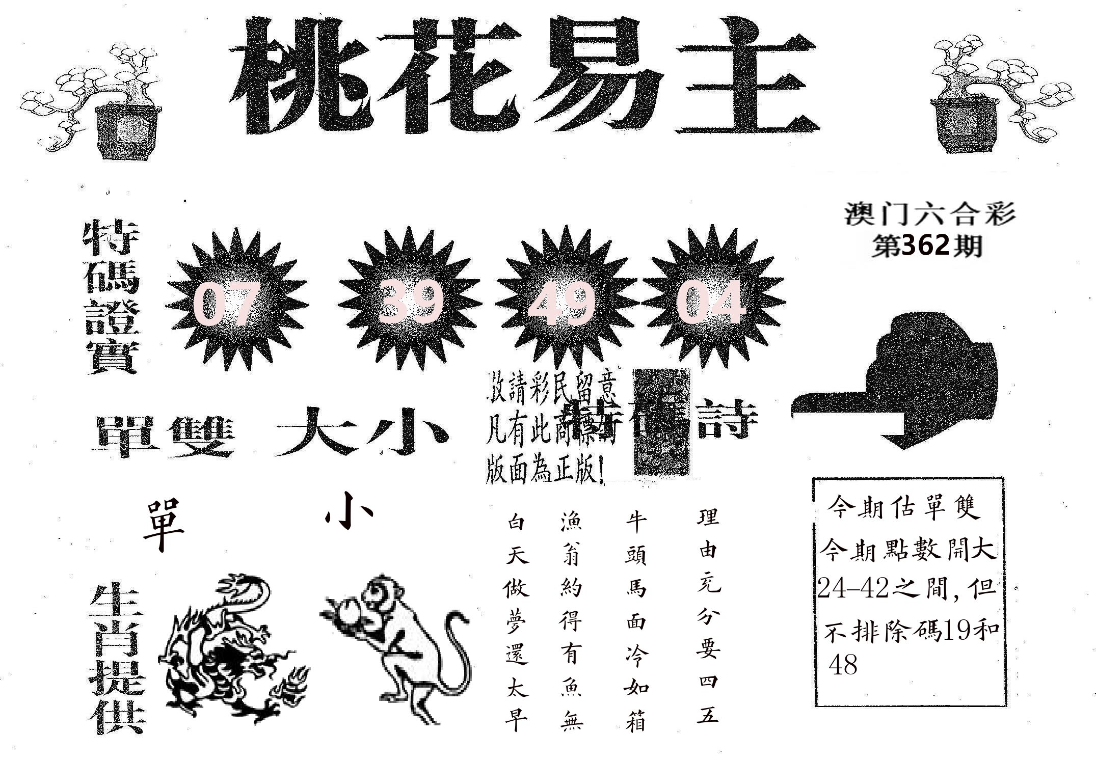 桃花易主 第362期
