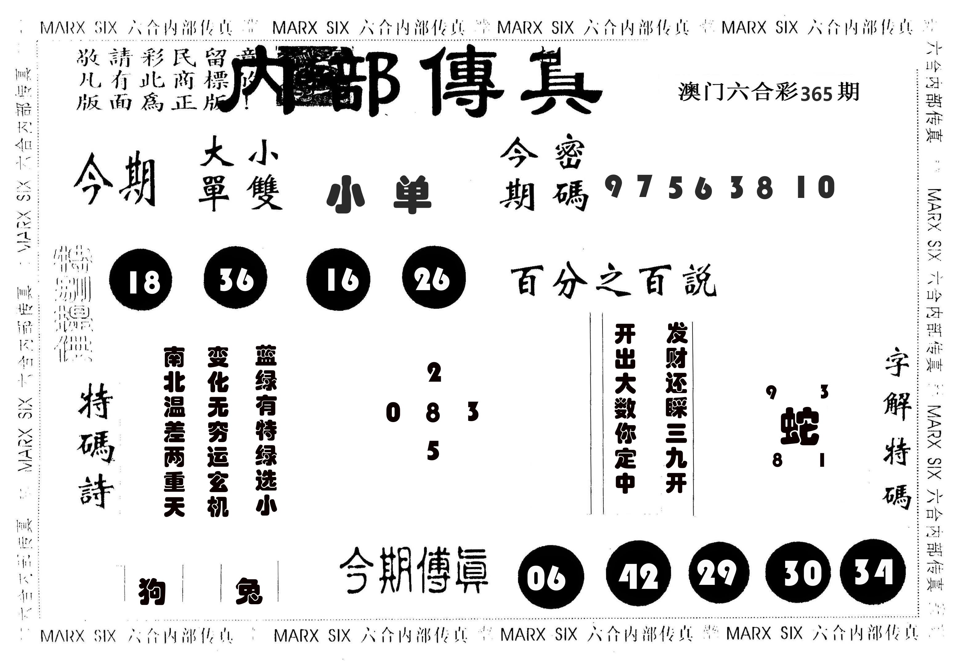 内部传真 第365期