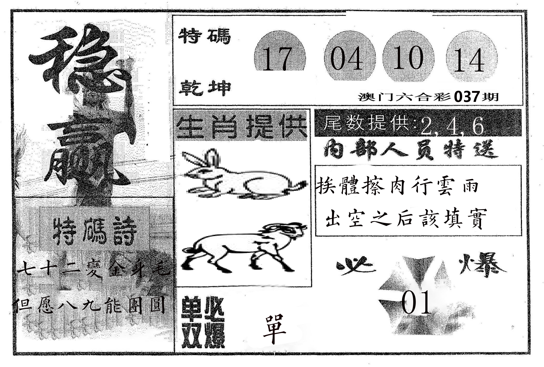 稳赢 第37期