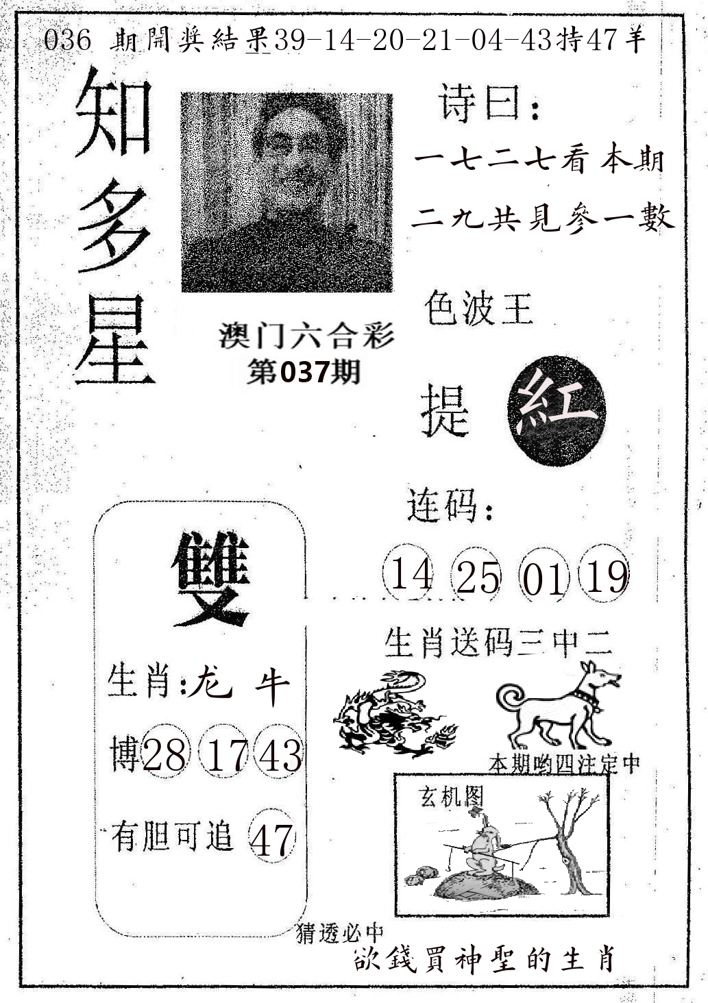 知多星 第37期