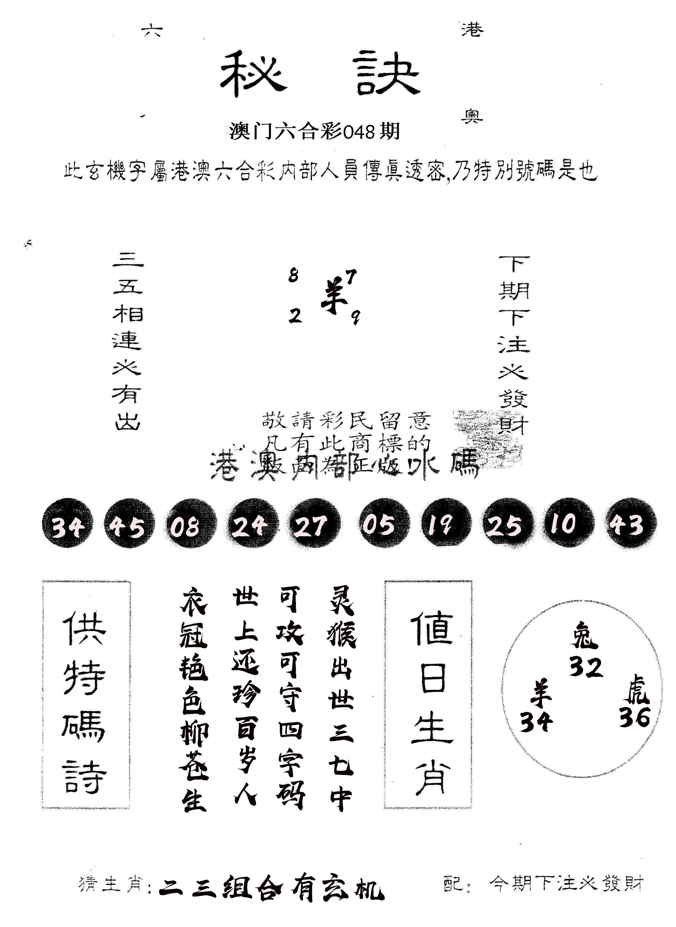 另版秘诀 第48期