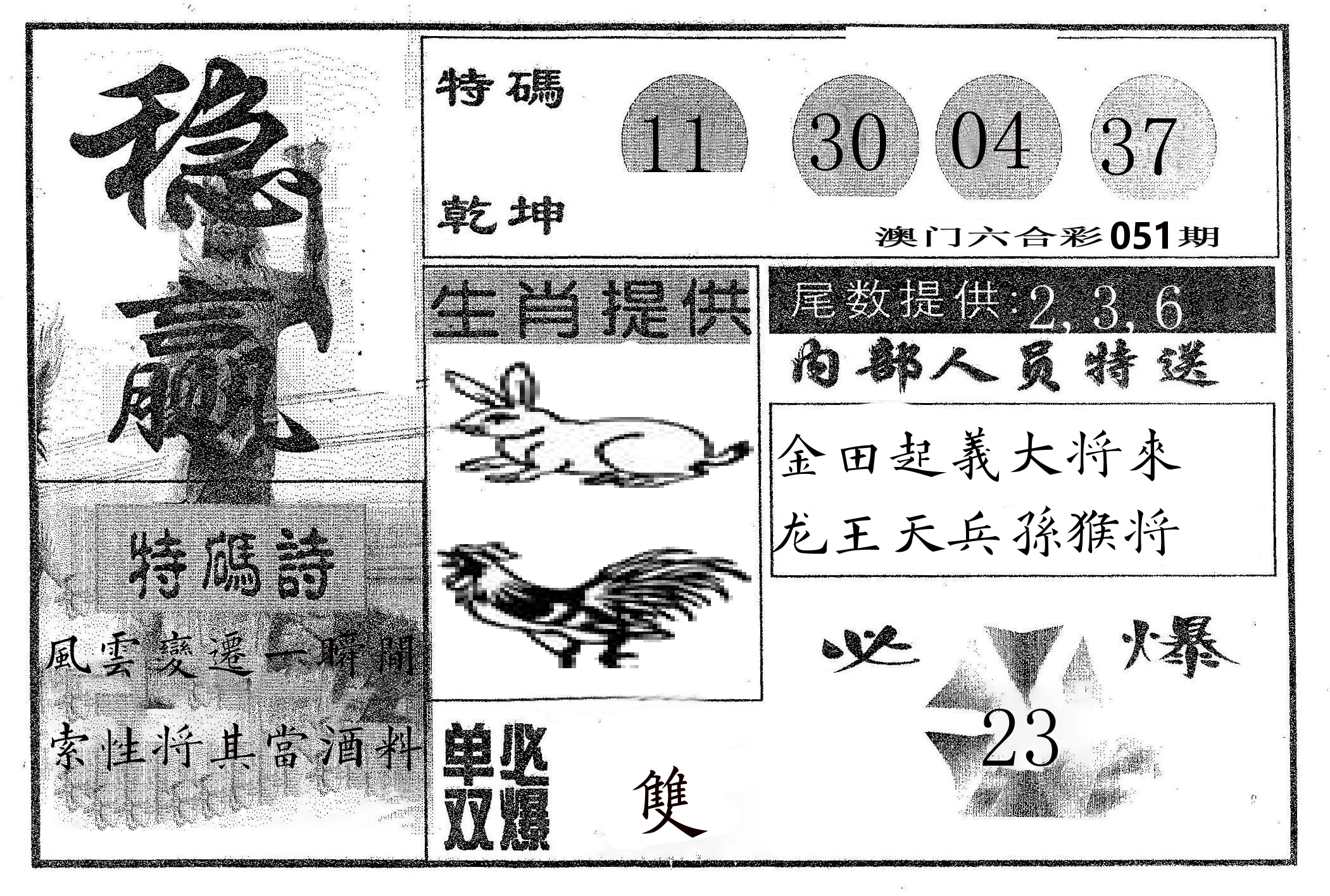 稳赢 第51期
